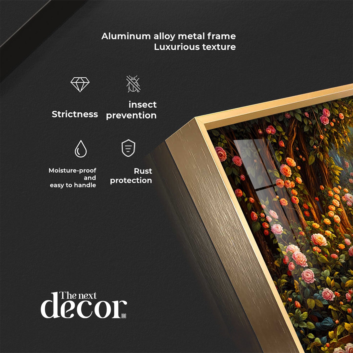 Eternal Love Portrait Premium Acrylic Horizontal Wall Art