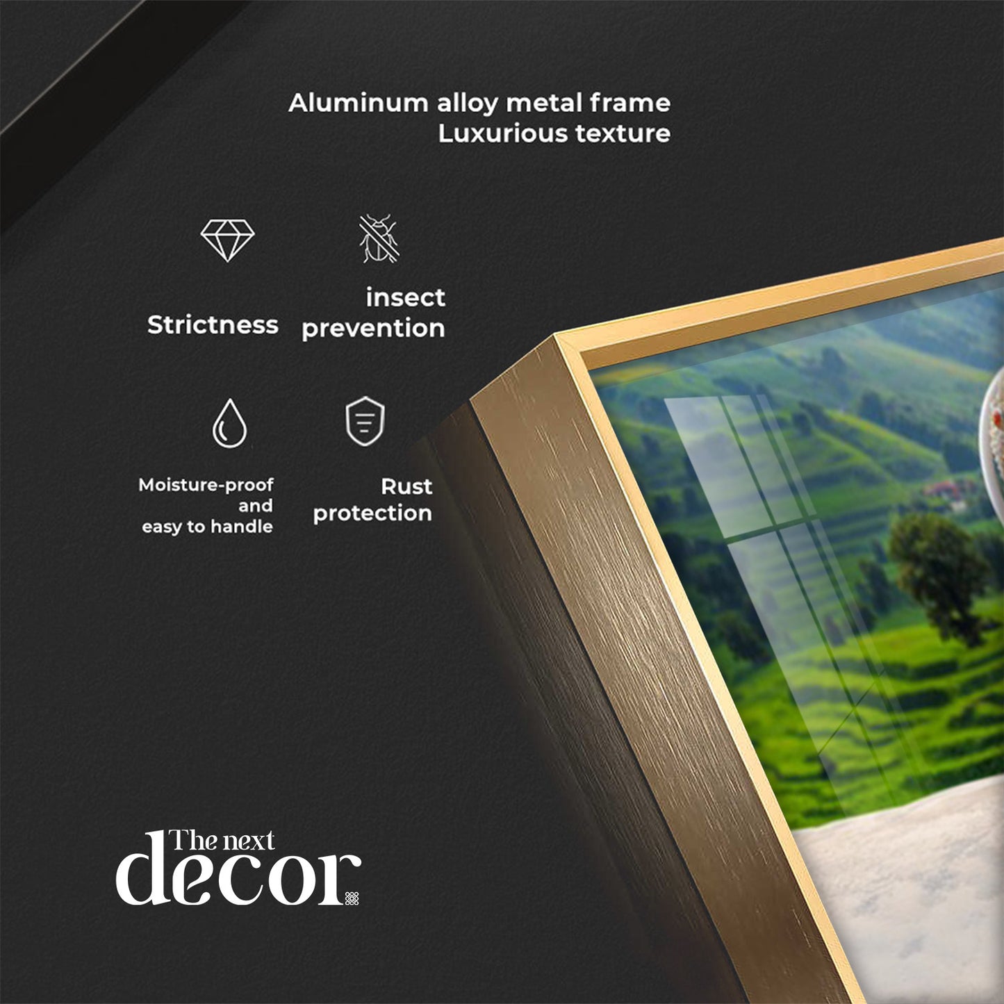 Holy Kamdhenu Premium Acrylic Horizontal Wall Art