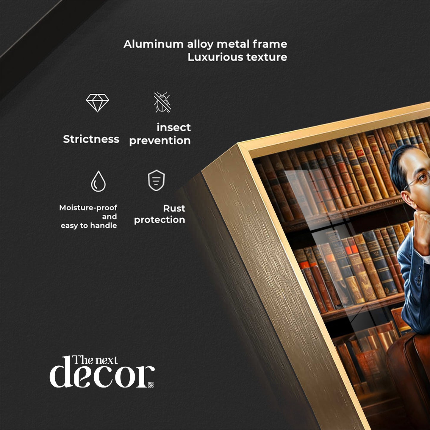 Bhimrao Ramji Ambedkar Premium Acrylic Horizontal Wall Art