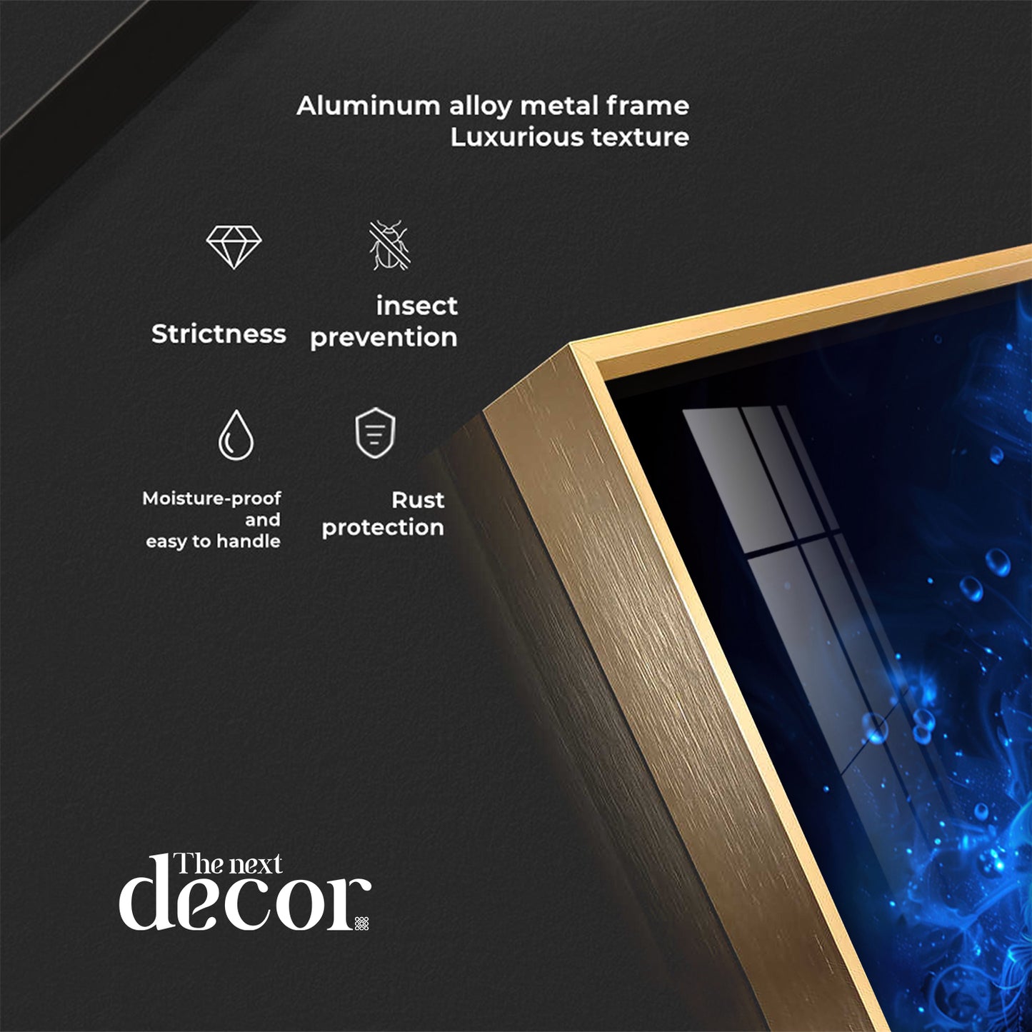 Lord Shiv Shakti Aura Premium Acrylic Horizontal Wall Art