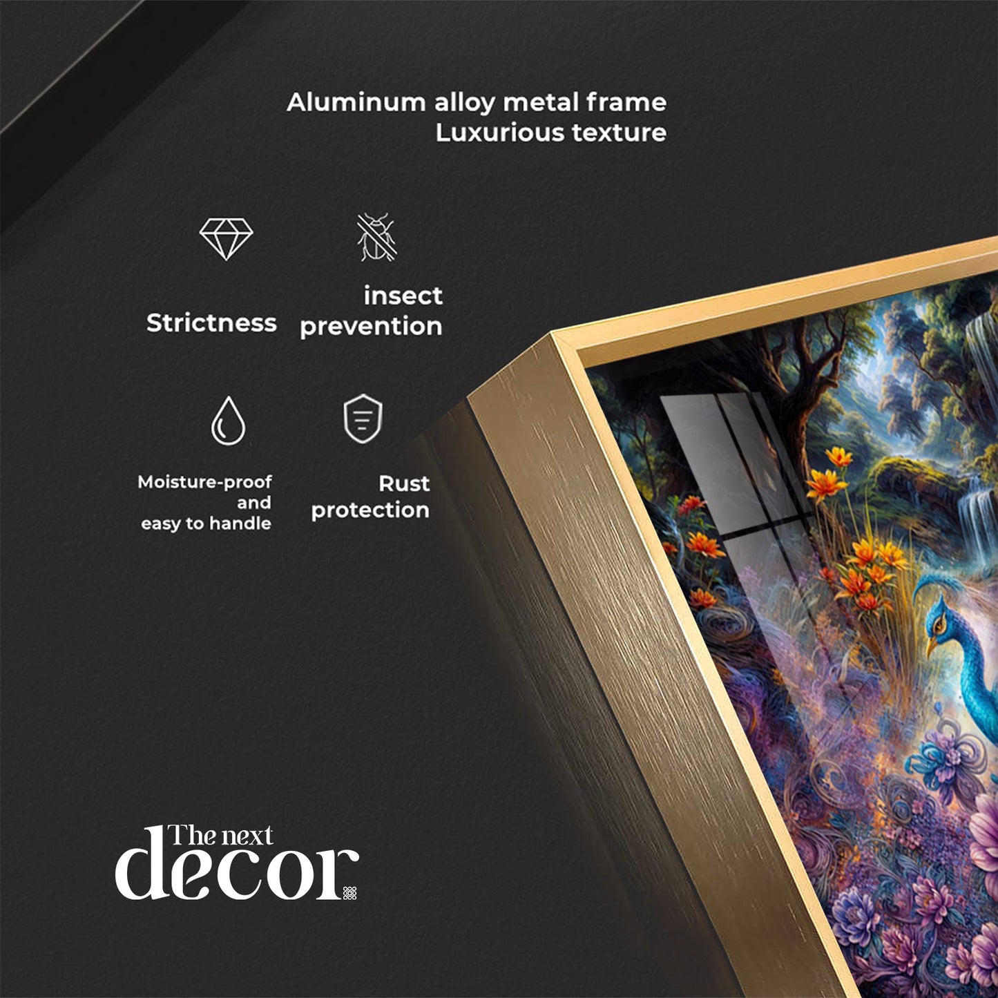 Radha & Krishna Masterpiece Premium Acrylic Horizontal Wall Art