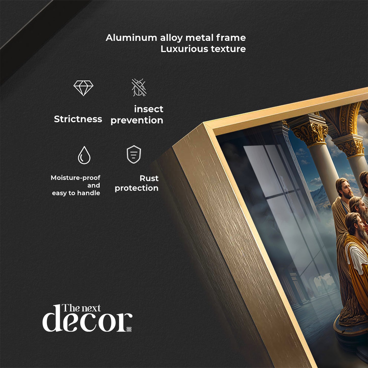 Jesus Supper Legacy Premium Acrylic Horizontal Wall Art