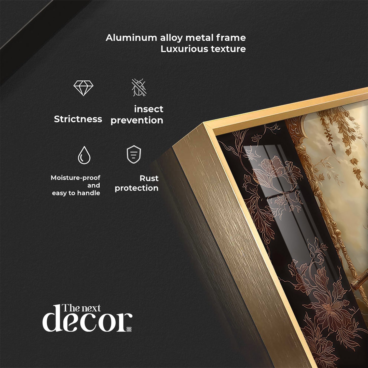 Loving Radha Krishna Premium Acrylic Horizontal Wall Art