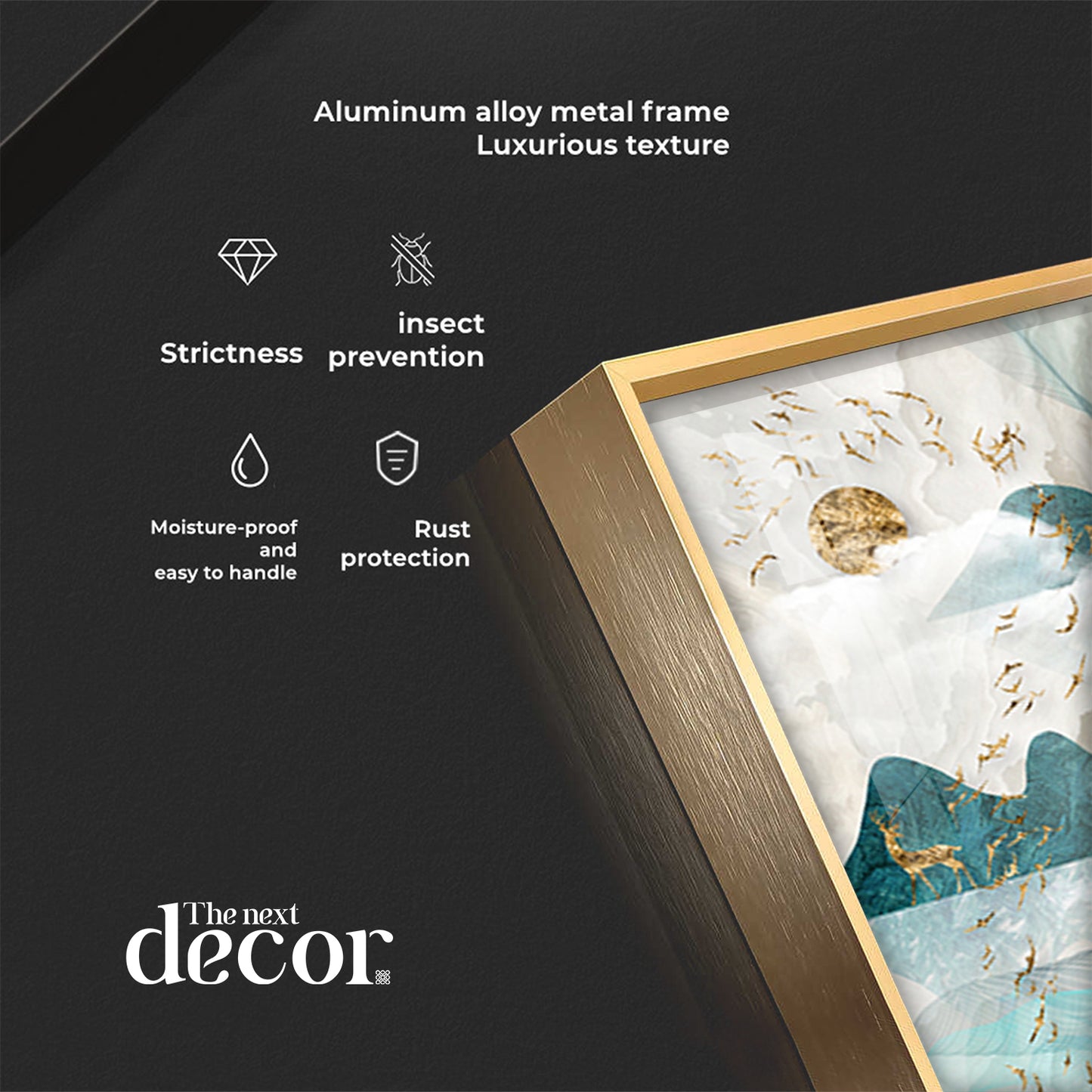 The Lucky Deer Premium Acrylic Vertical Wall Art