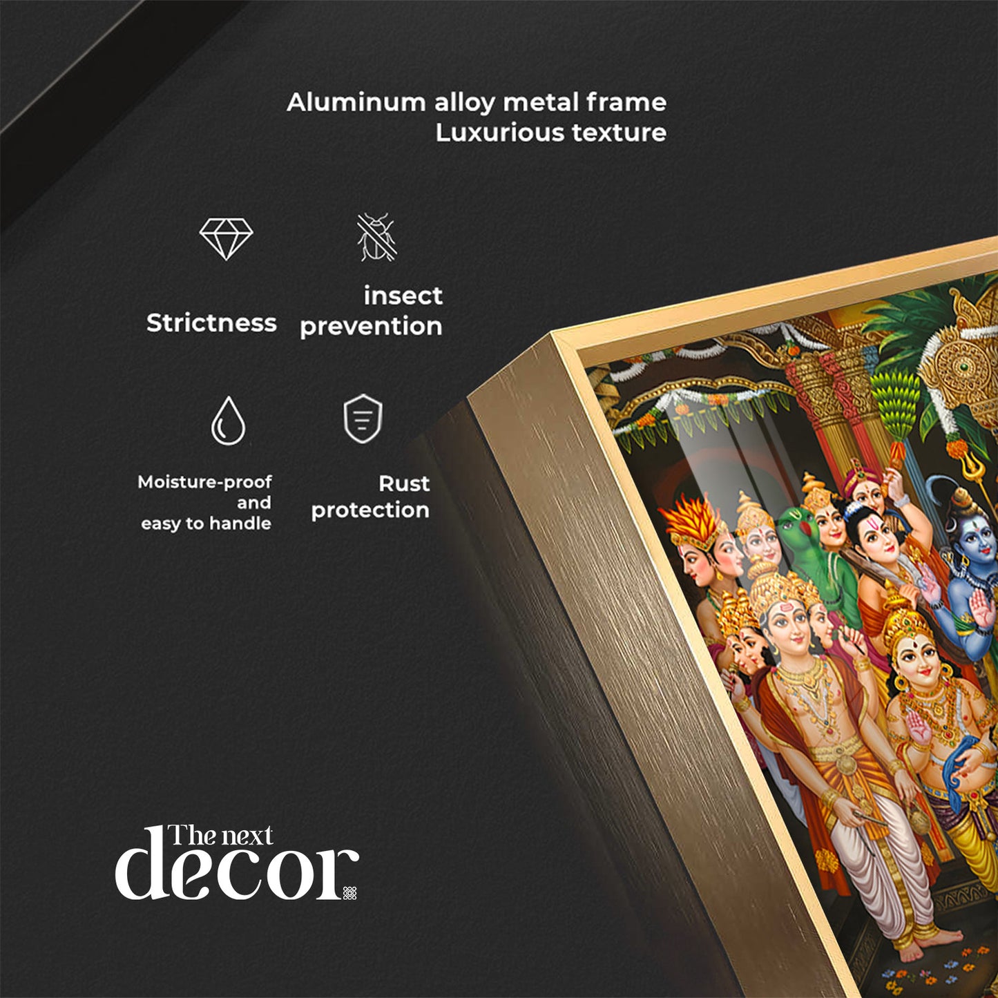 Srinivasa Kalyanam Premium Acrylic Horizontal Wall Art