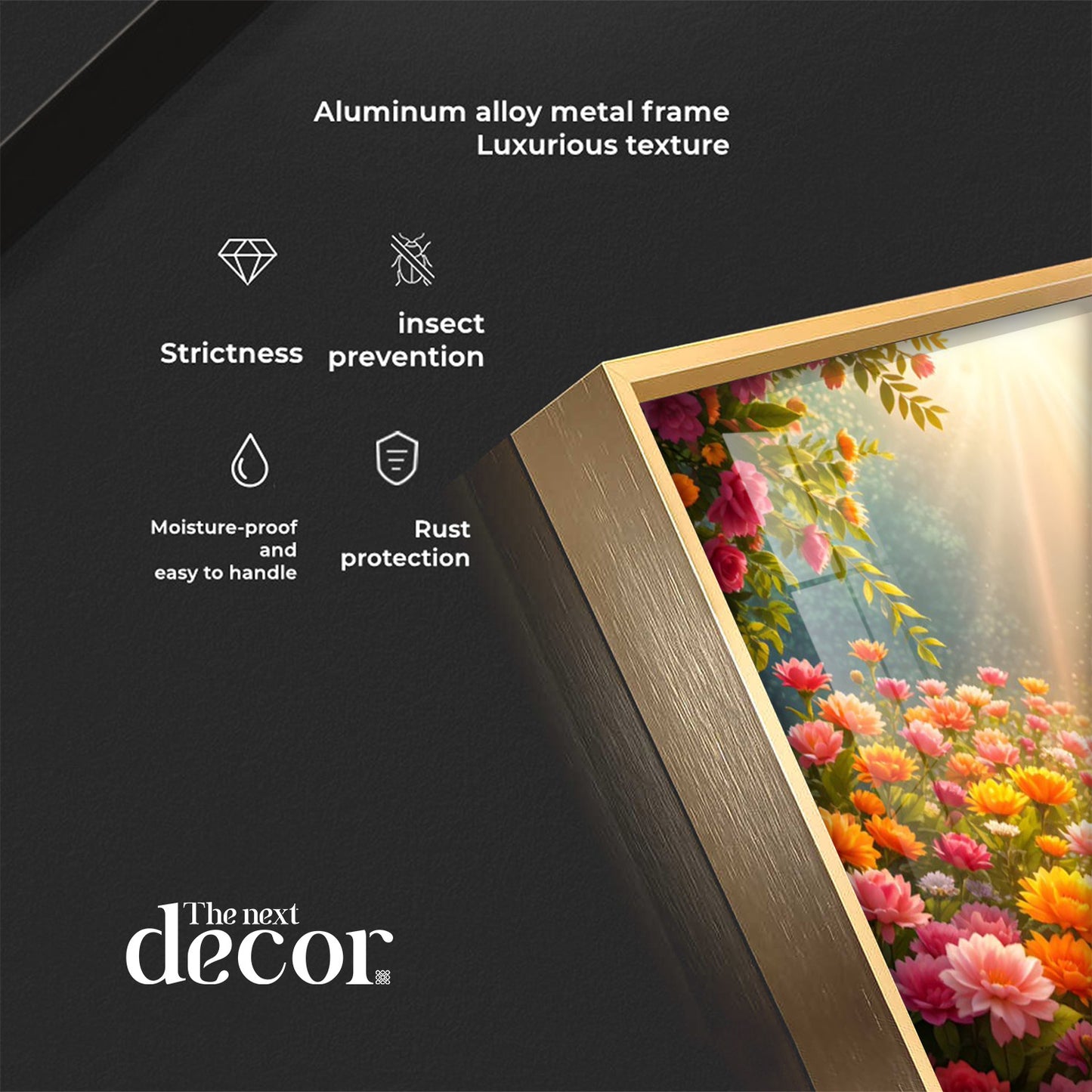 Radha Krishna Boundless Bhakti Premium Acrylic Horizontal Wall Art