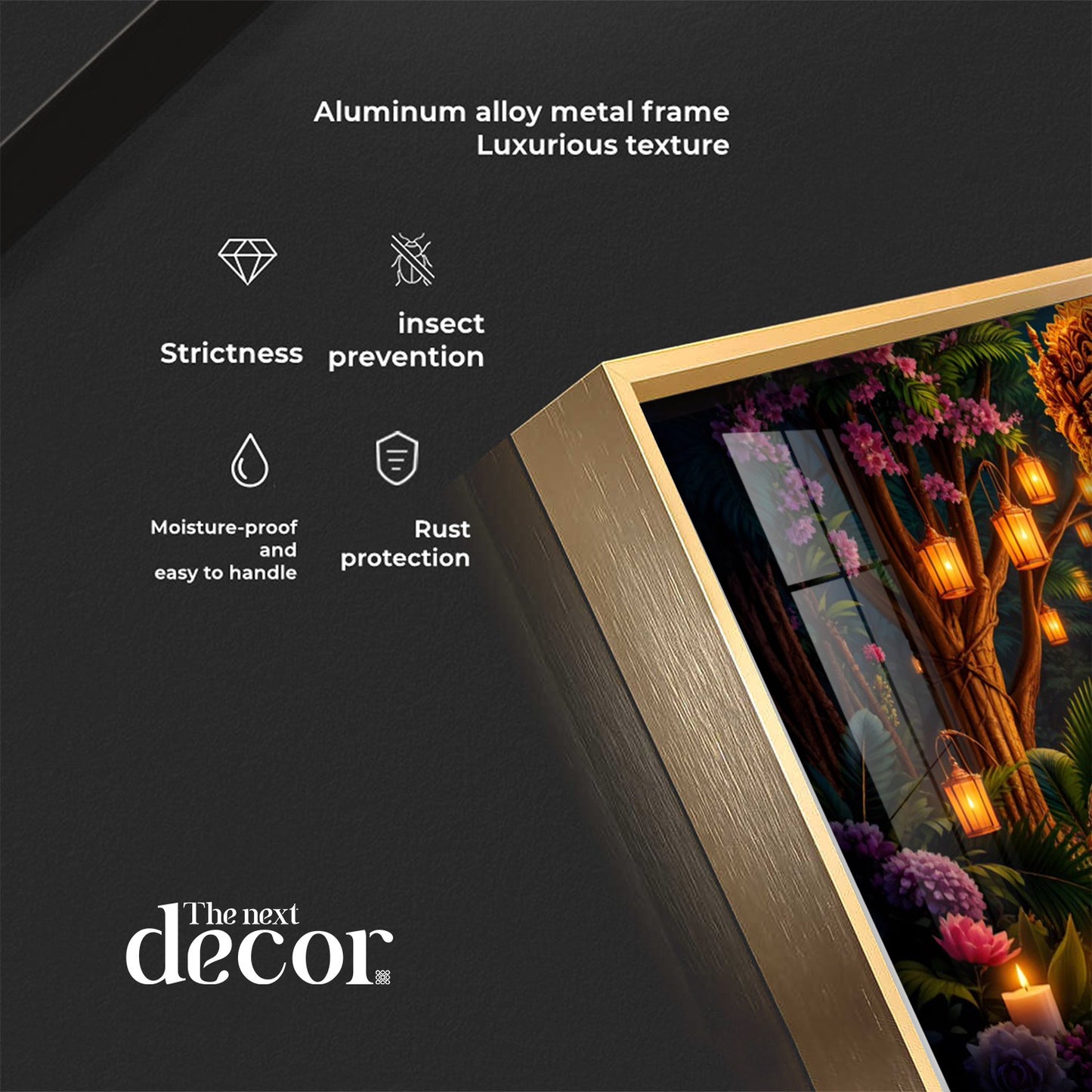 Krishna Radha Serenity Premium Acrylic Horizontal Wall Art