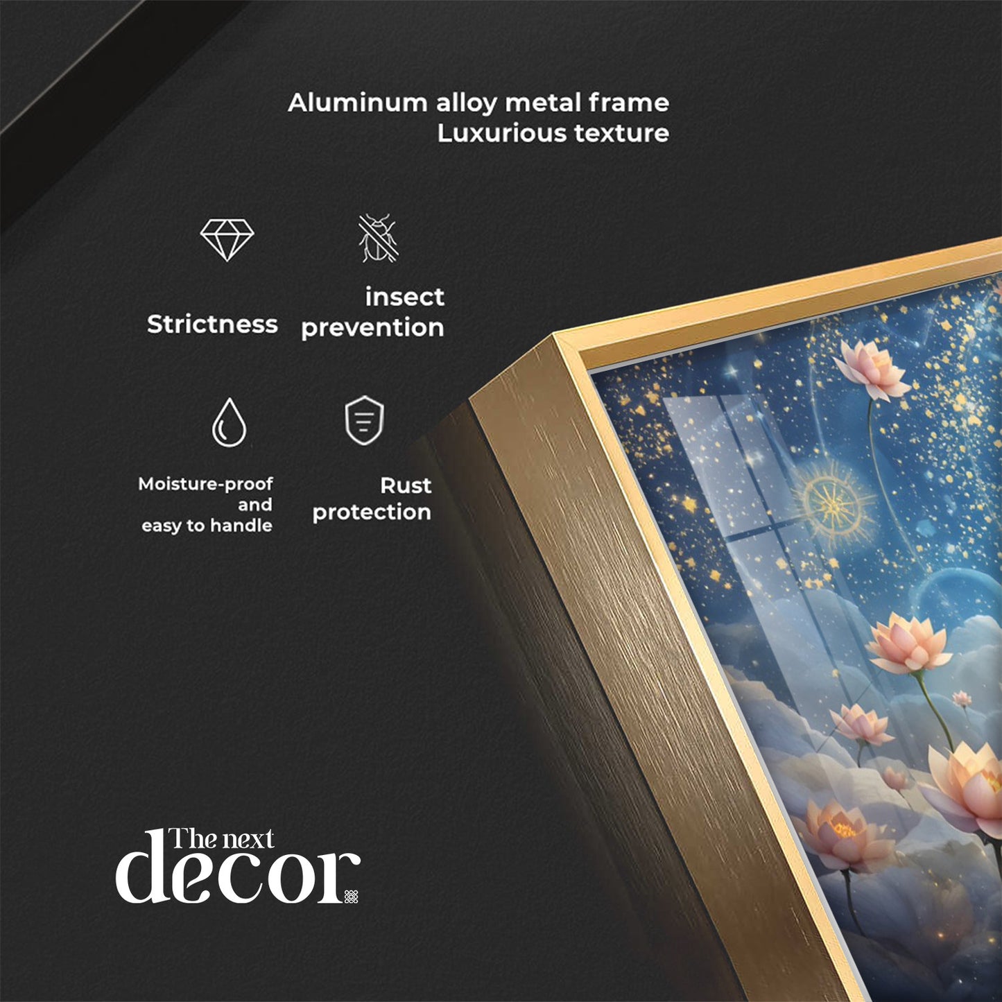 Tranquil Cloud Buddha Premium Acrylic Horizontal Wall Art