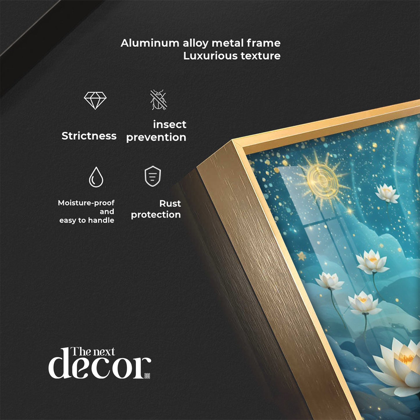 Celestial Buddha Serenity Premium Acrylic Horizontal Wall Art