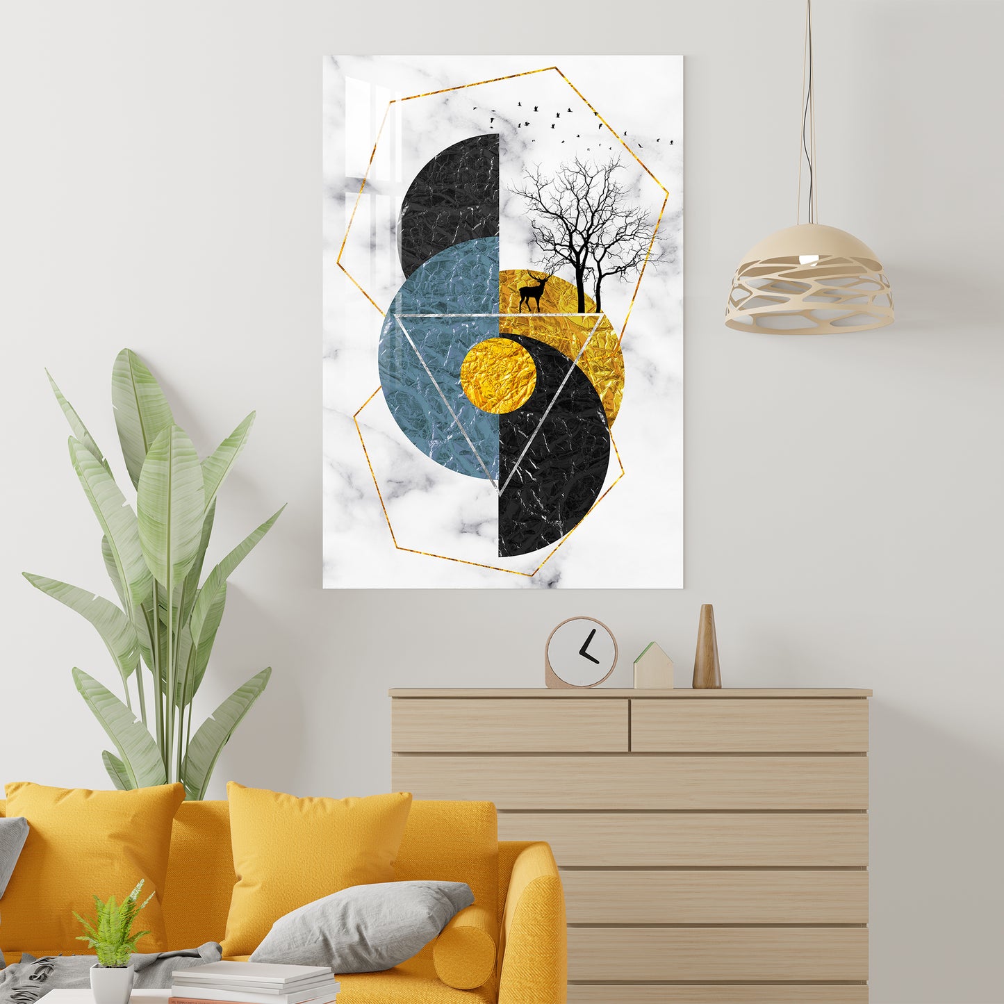 Scandinavian Geometric Acrylic Wall Art