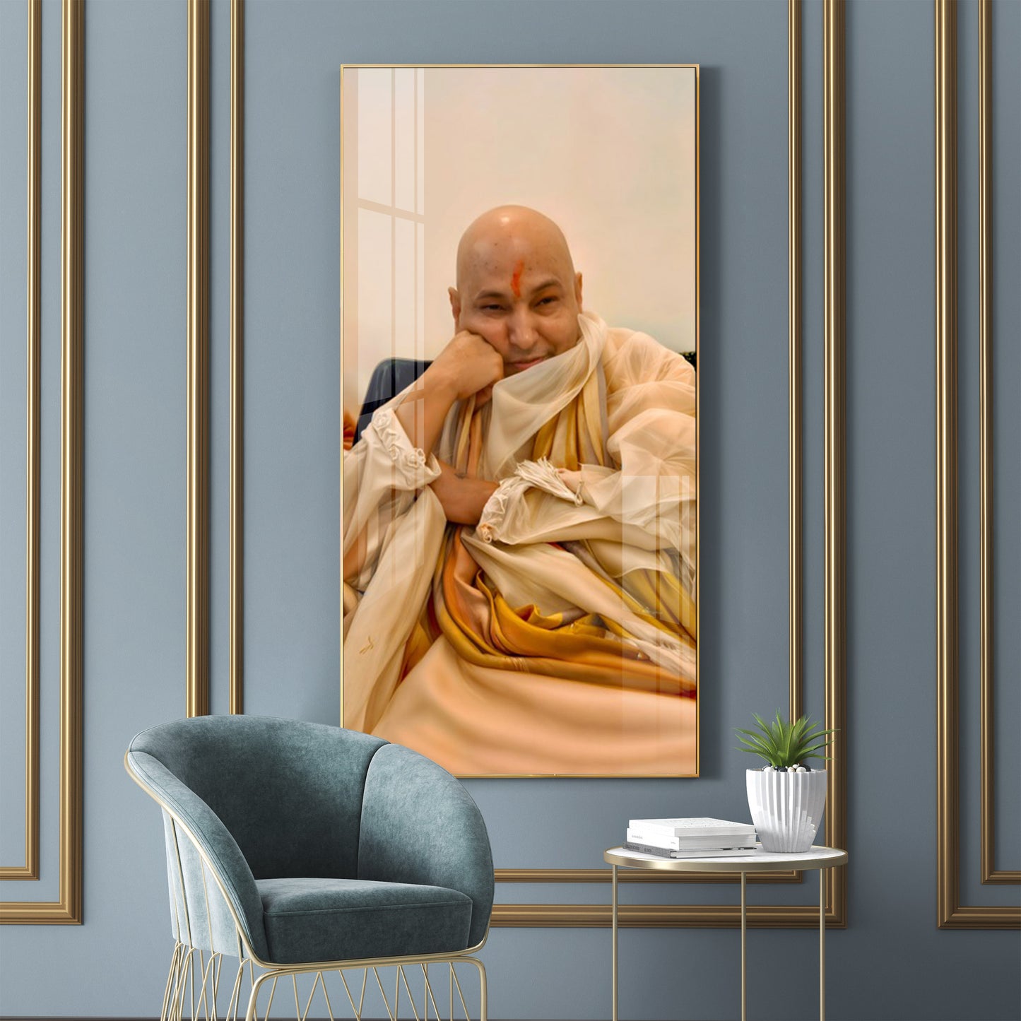Dugri Wale Guruji Premium Acrylic Vertical Wall Art
