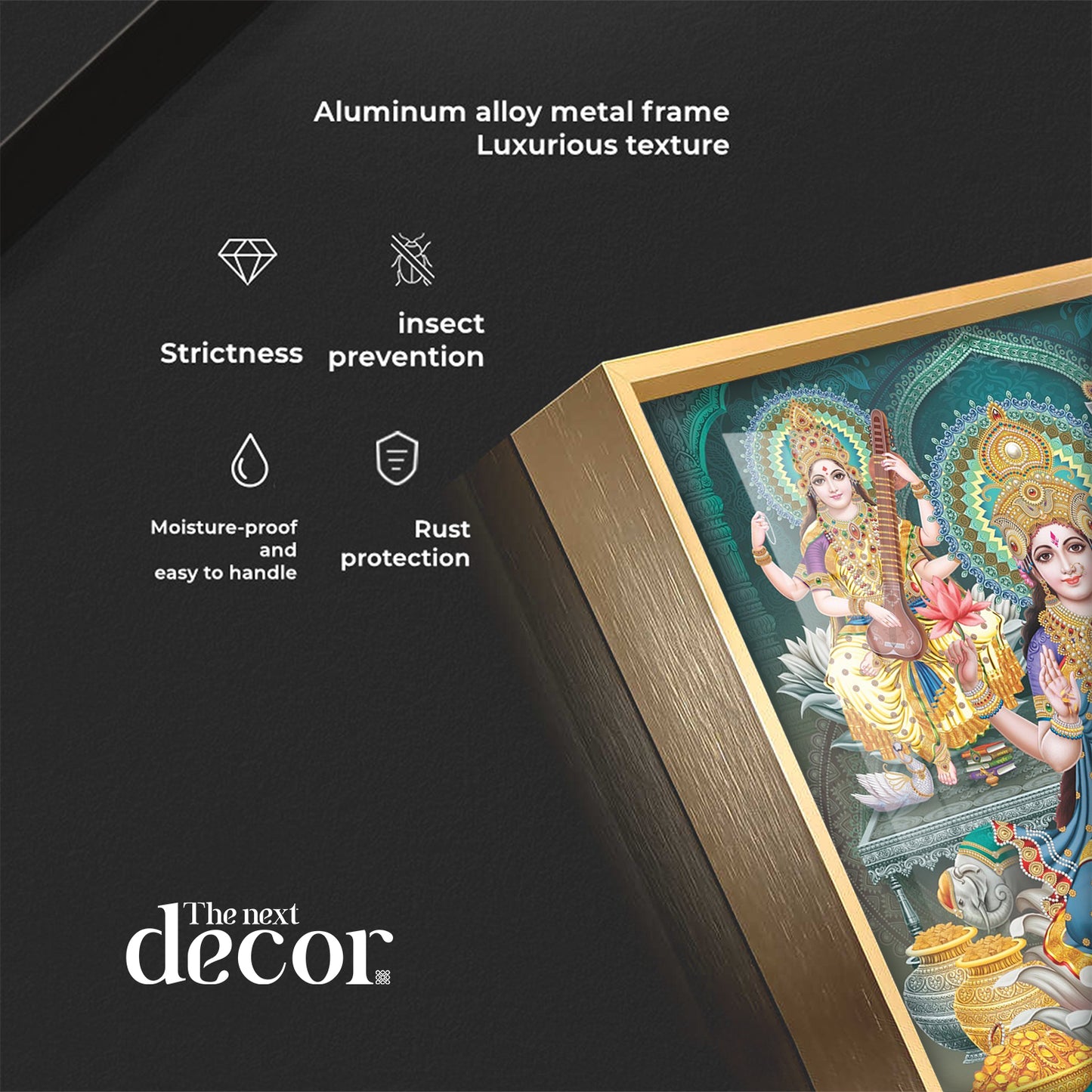 Deities Blessings Premium Acrylic Square Wall Art