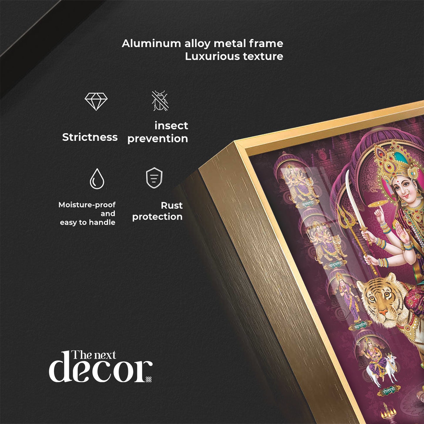 Radiant Divinity Premium Acrylic Square Wall Art