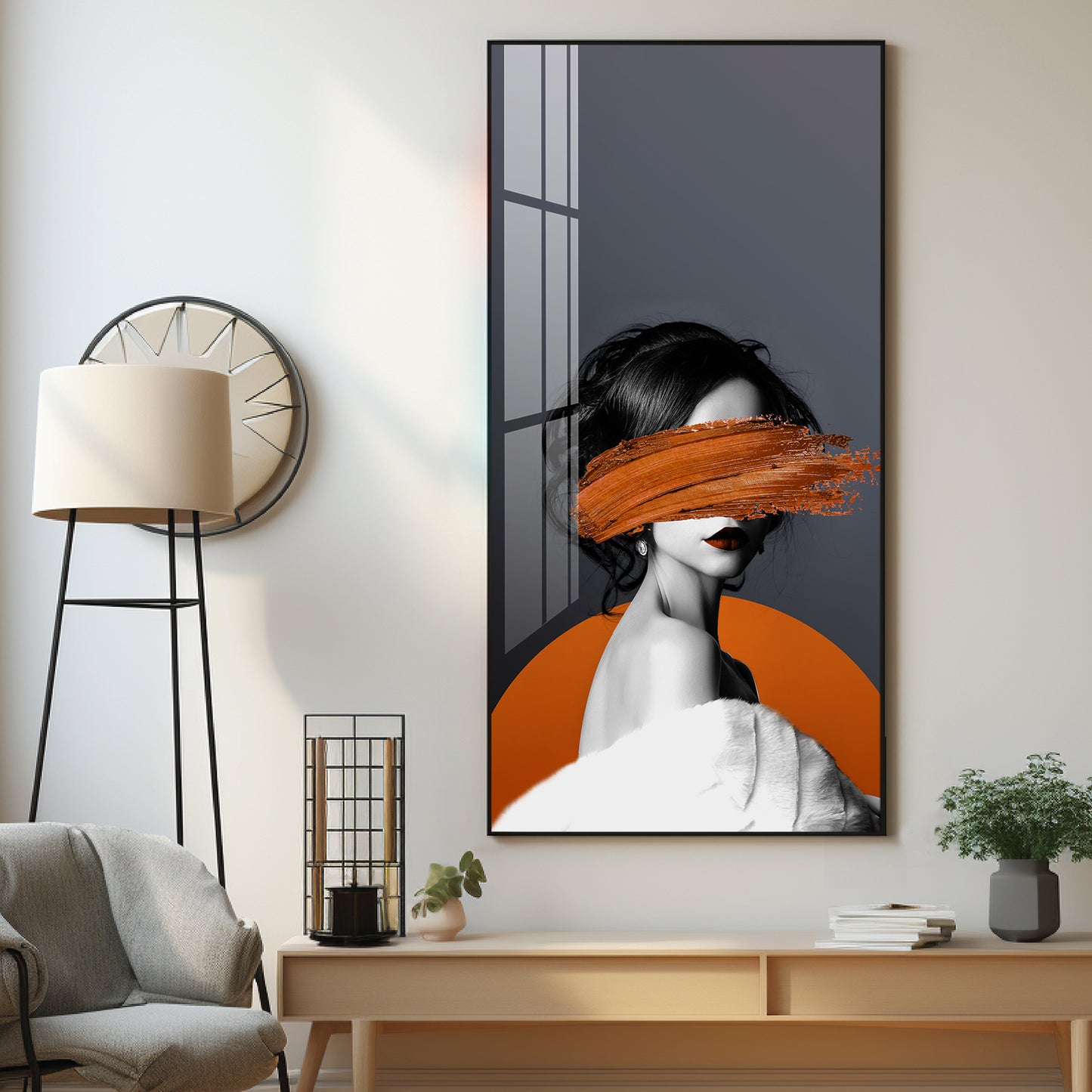 Ethical Woman Premium Acrylic Vertical Wall Art