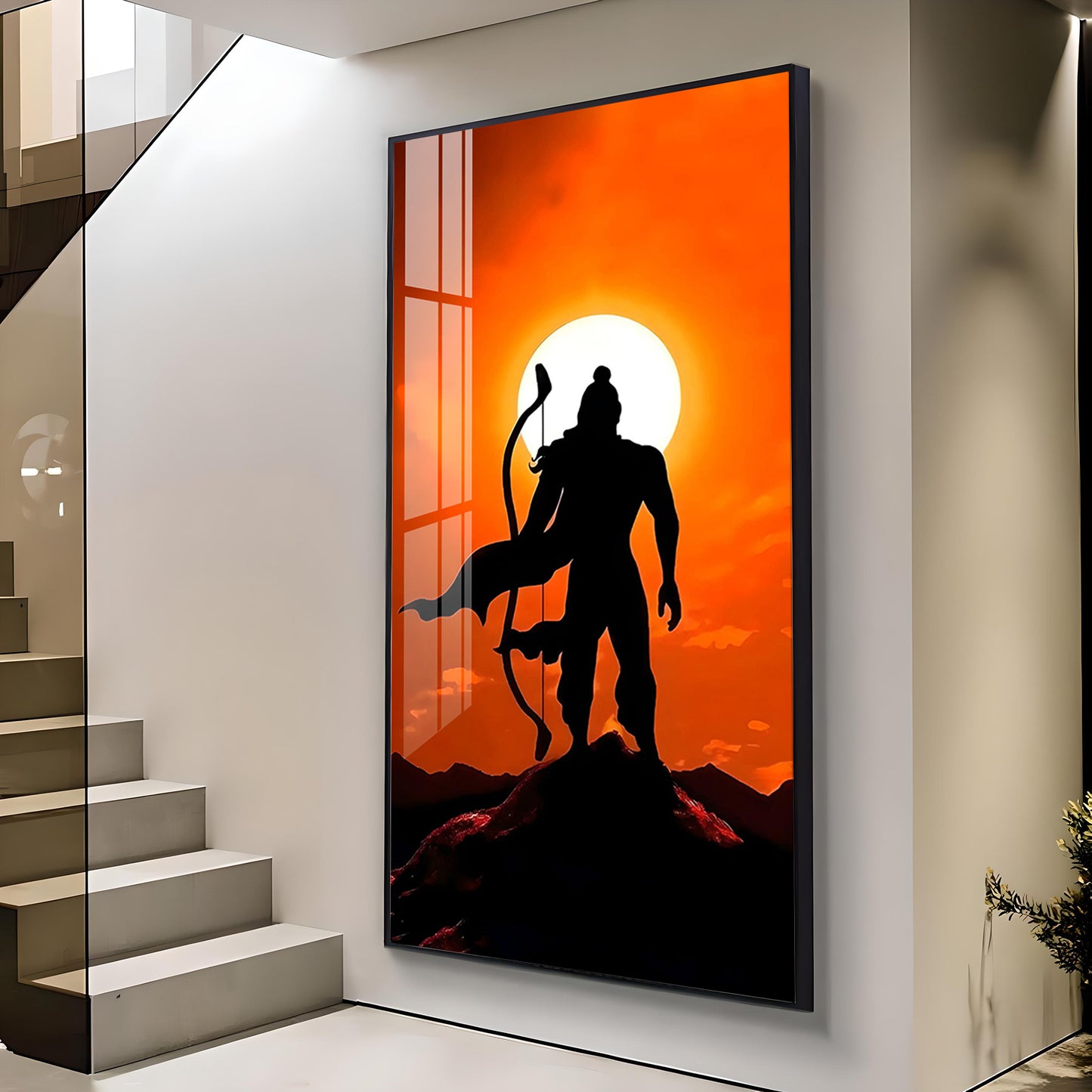 Satya Sanatan Premium Acrylic Vertical Wall Art