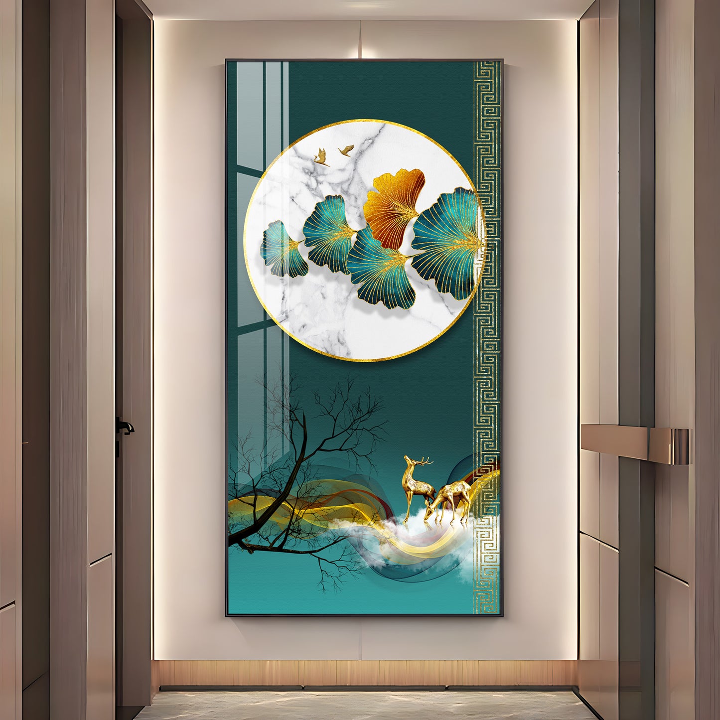 Forest Harmony Luxury Crystal Wall Art