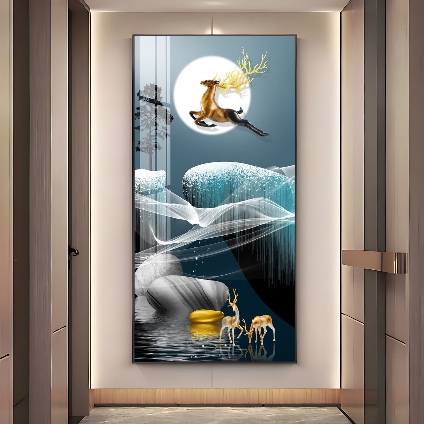 Catch The Moon Premium Acrylic Vertical Wall Art