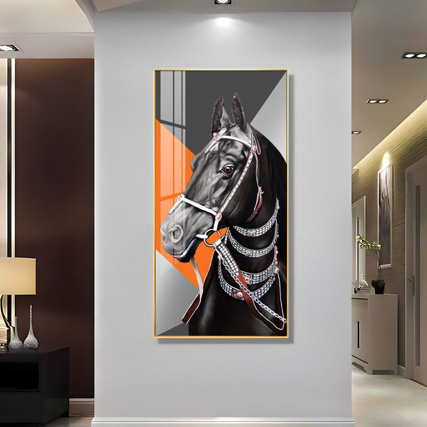 Buy The Turkish Horse Premium Acrylic Vertical Wall Art Online