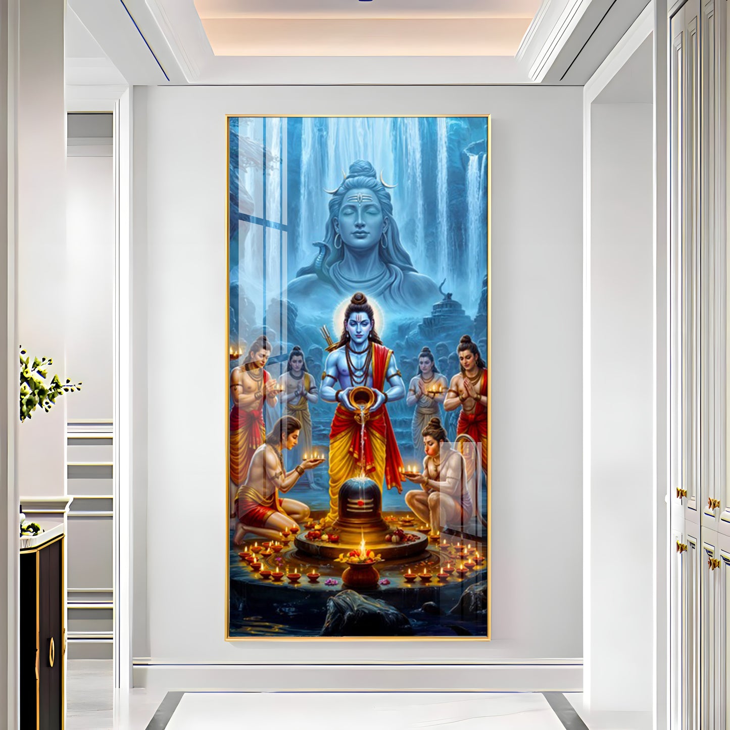 Shiva's Blessing Premium Acrylic Vertical Wall Art