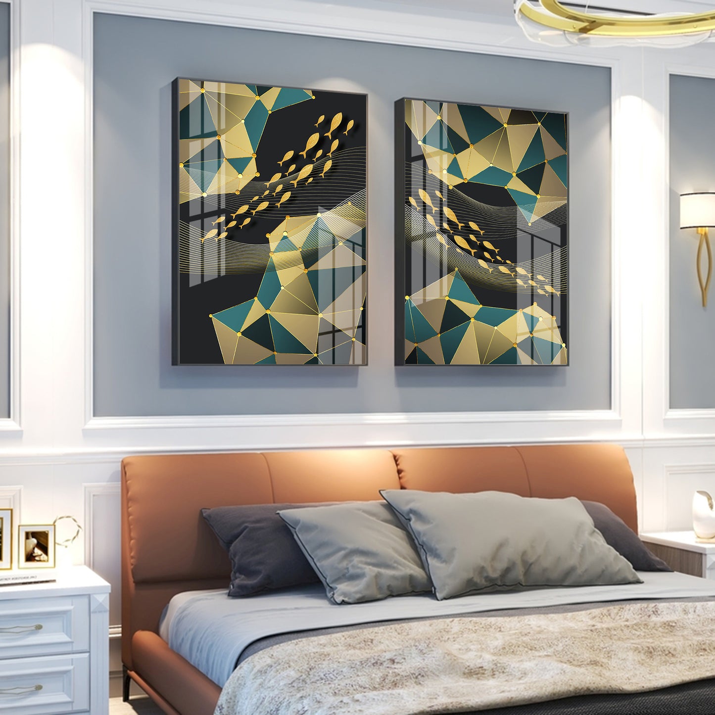 Imagination Frames Premium Acrylic Vertical Wall Art (Set Of 2)