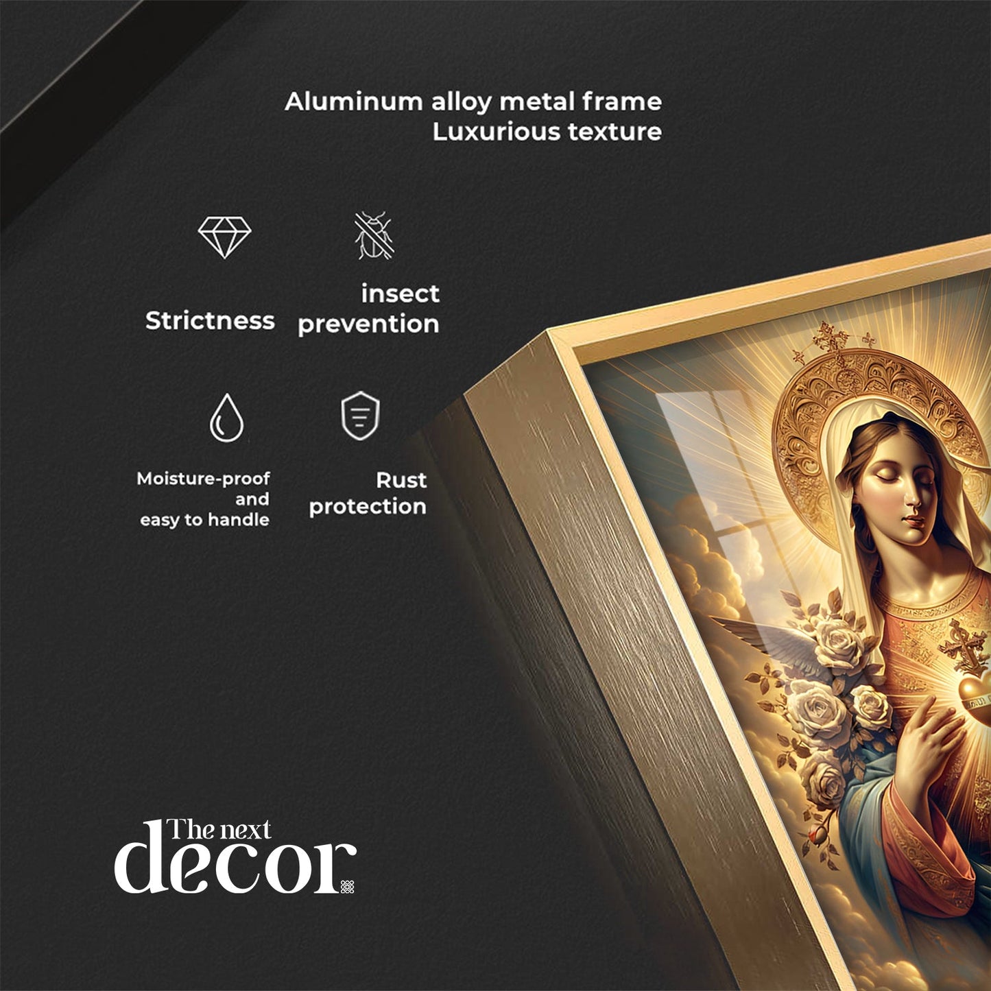 Angelic Harmony Premium Acrylic Vertical Wall Art - The Next Decor