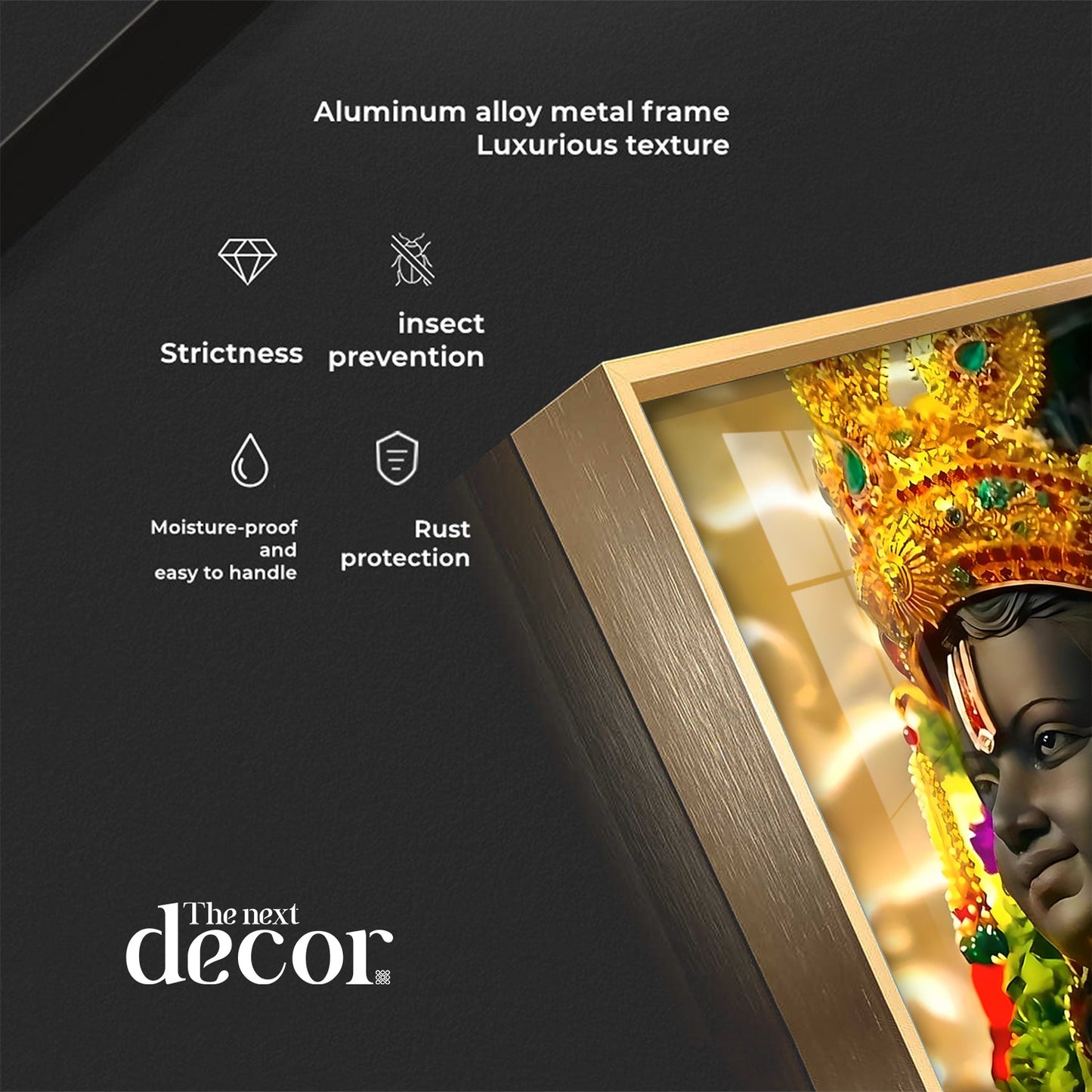 Ayodhya Darshan Premium Acrylic Vertical Wall Art - The Next Decor