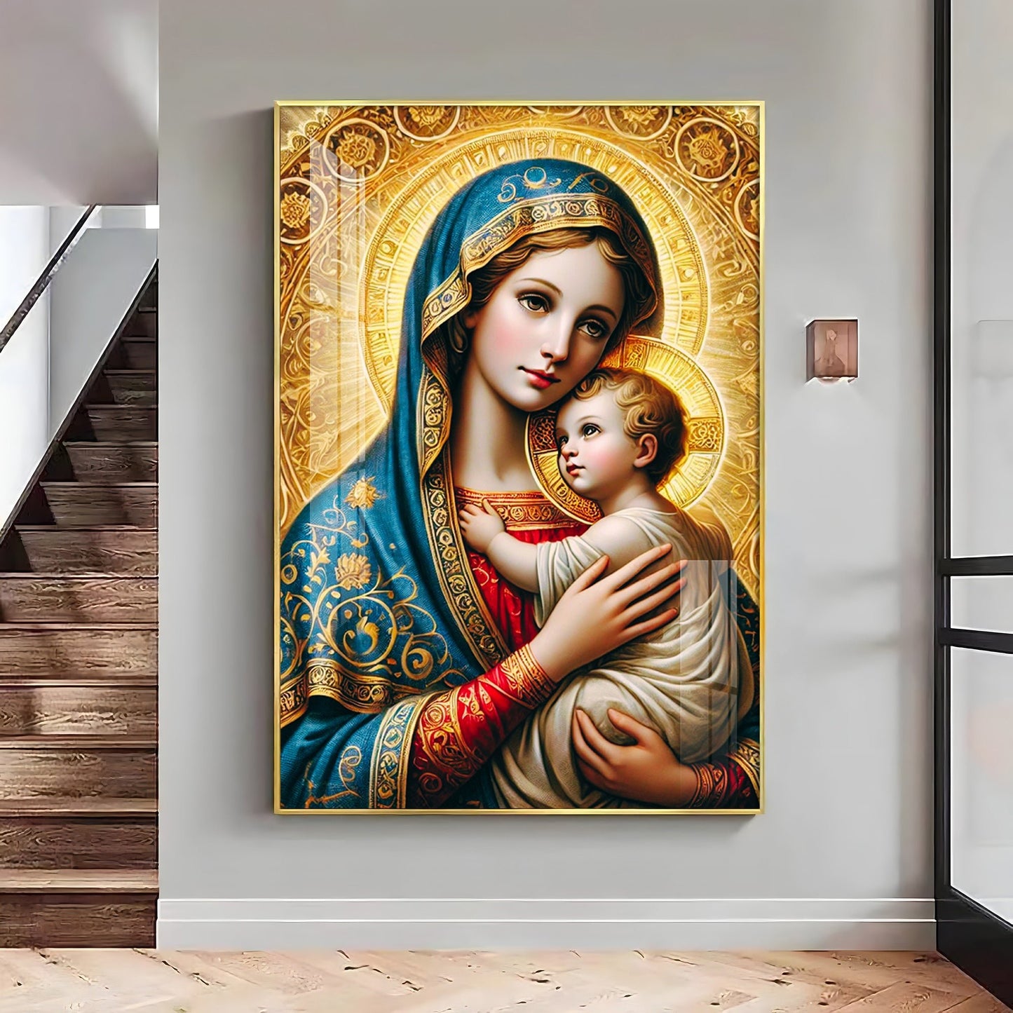Celestial Grace Premium Acrylic Vertical Wall Art - The Next Decor