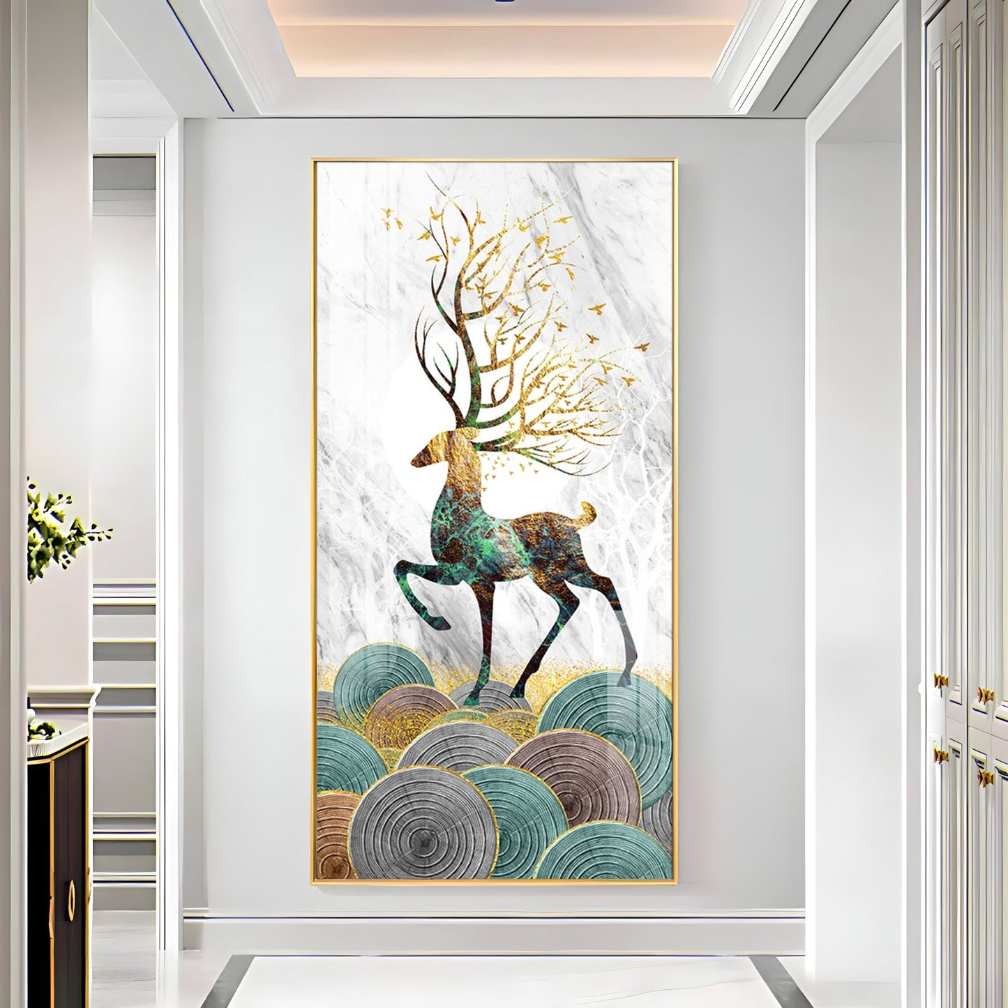 Colorful Rare Deer Luxury Crystal Wall Art - The Next Decor