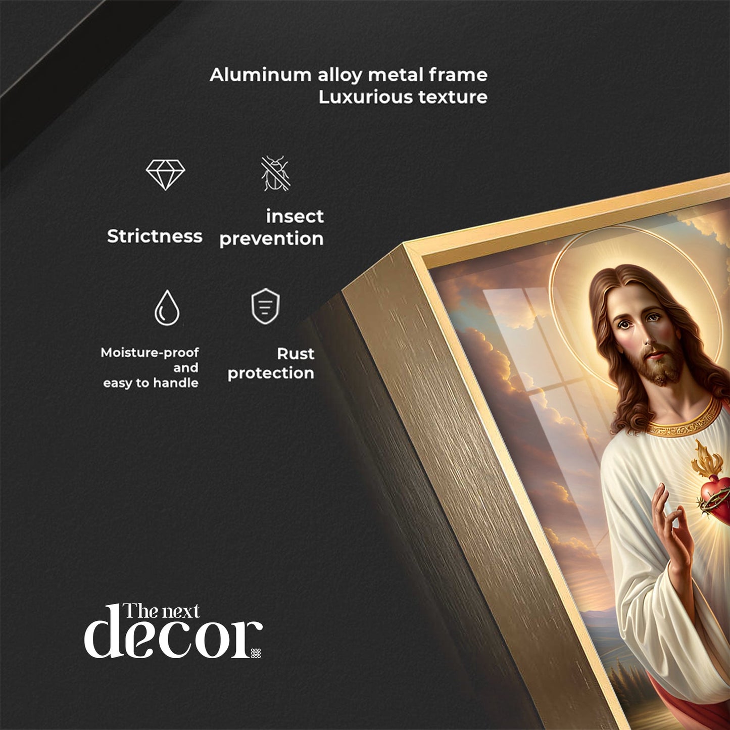 Emblem of Divine Love Premium Acrylic Vertical Wall Art - The Next Decor