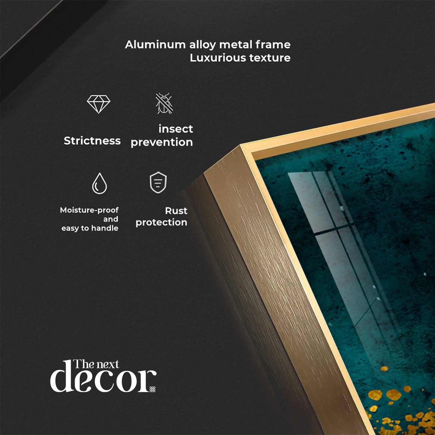 For A Better Tomorrow Luxury Crystal Vertical Wall Art - The Next Decor