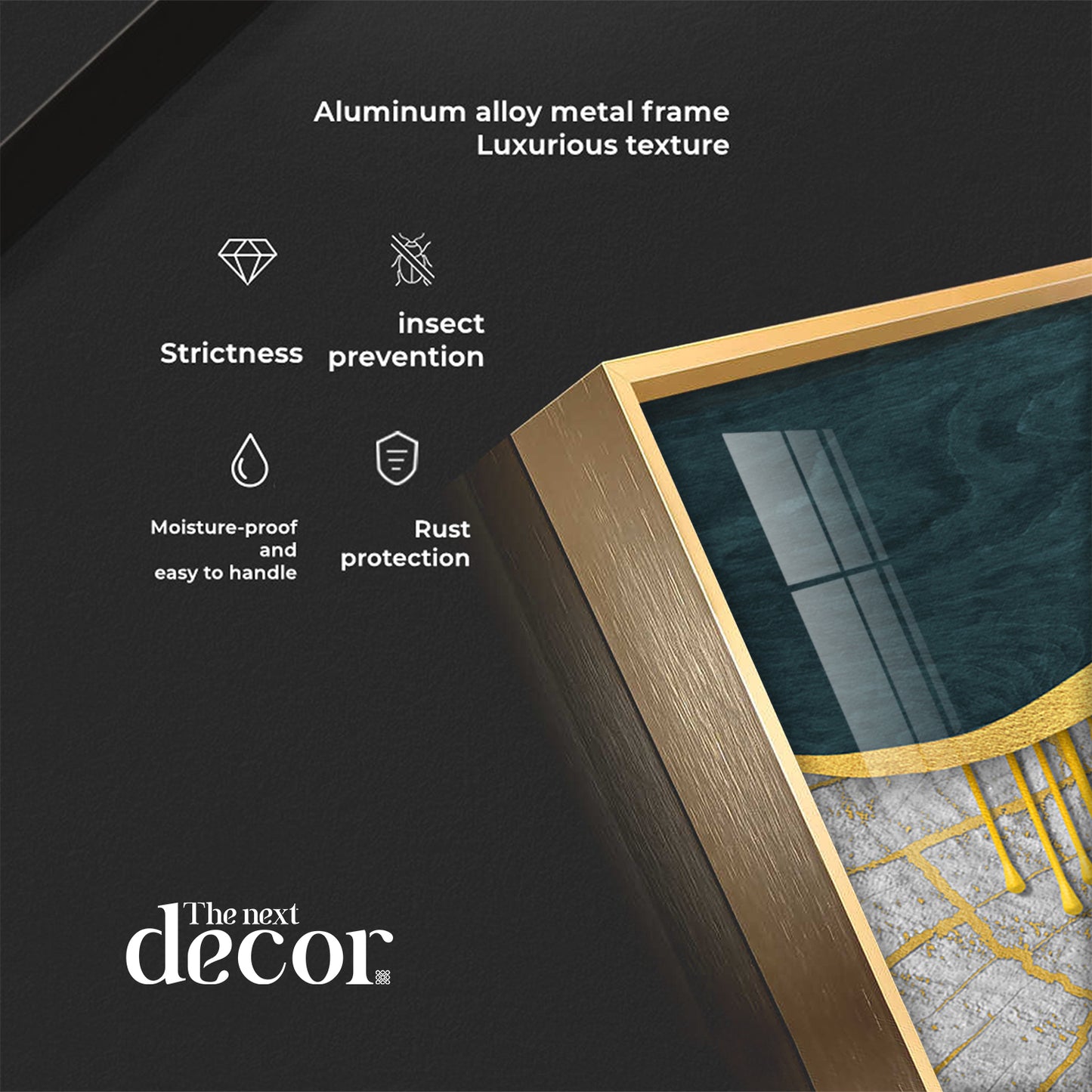 Sparkling Rays Premium Acrylic Horizontal Wall Art