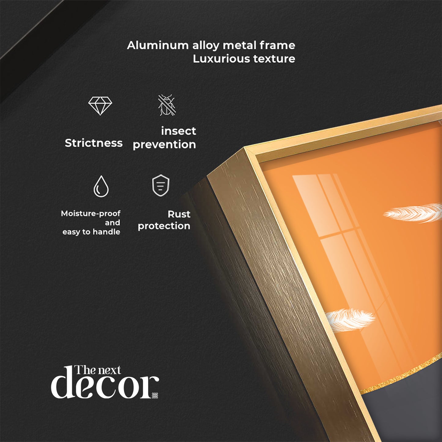 Mr. & Mrs. Luxury Crystal Horizontal Wall Art