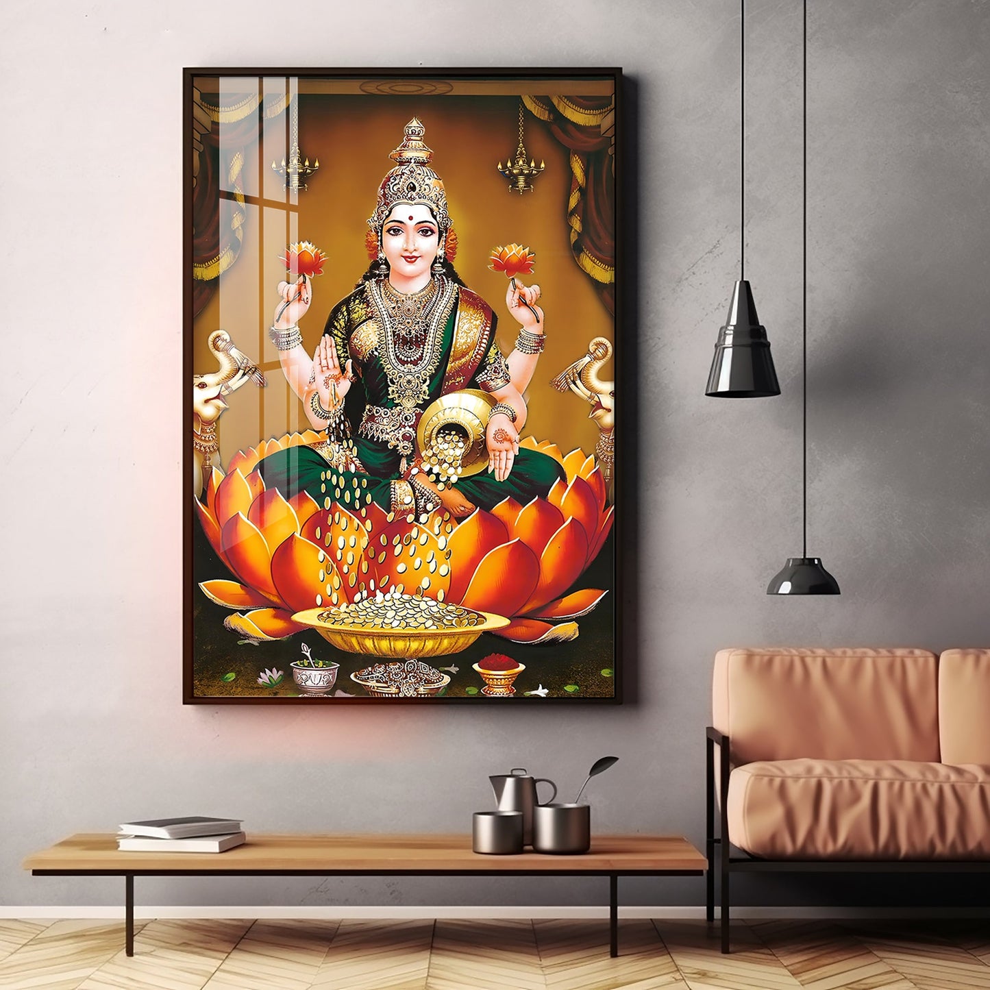 Goddess in Tranquility Premium Vertical Acrylic Wall Art - The Next Decor