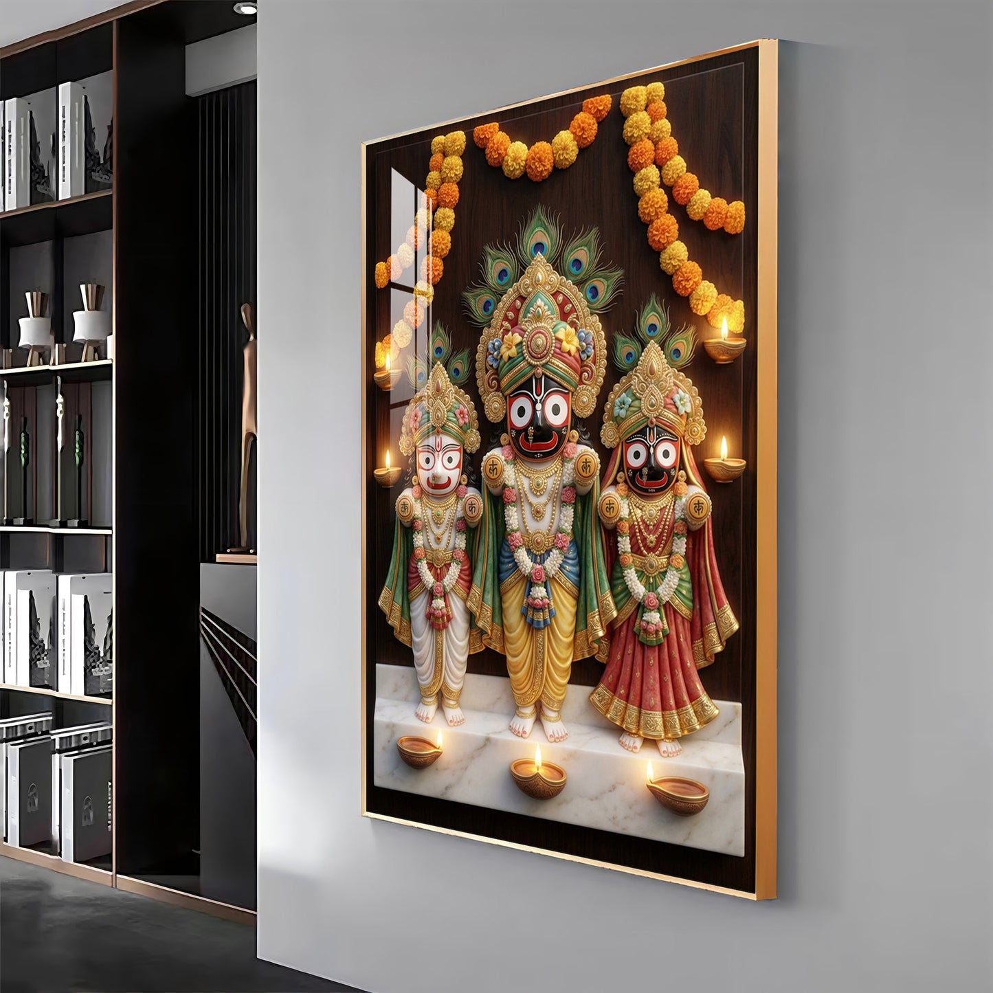 Jagannath Mahaprabhu Premium Acrylic Vertical Wall Art