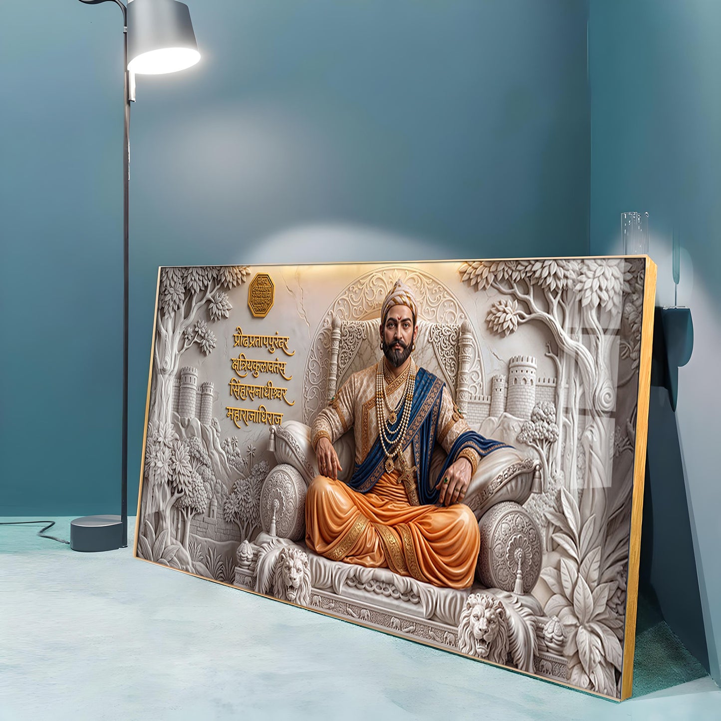 Chhatrapati Shivaji Maharaj Premium Acrylic Horizontal Wall Art