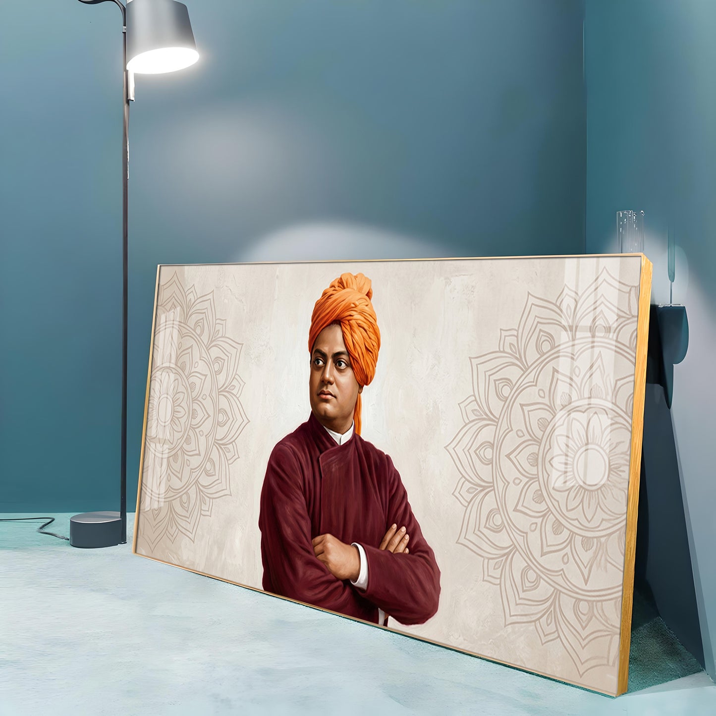 Swami Vivekananda Premium Acrylic Horizontal Wall Art