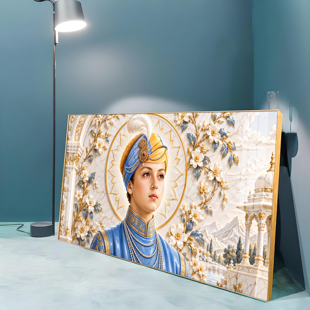 Guru Harkrishan Sahib Ji Premium Acrylic Horizontal Wall Art
