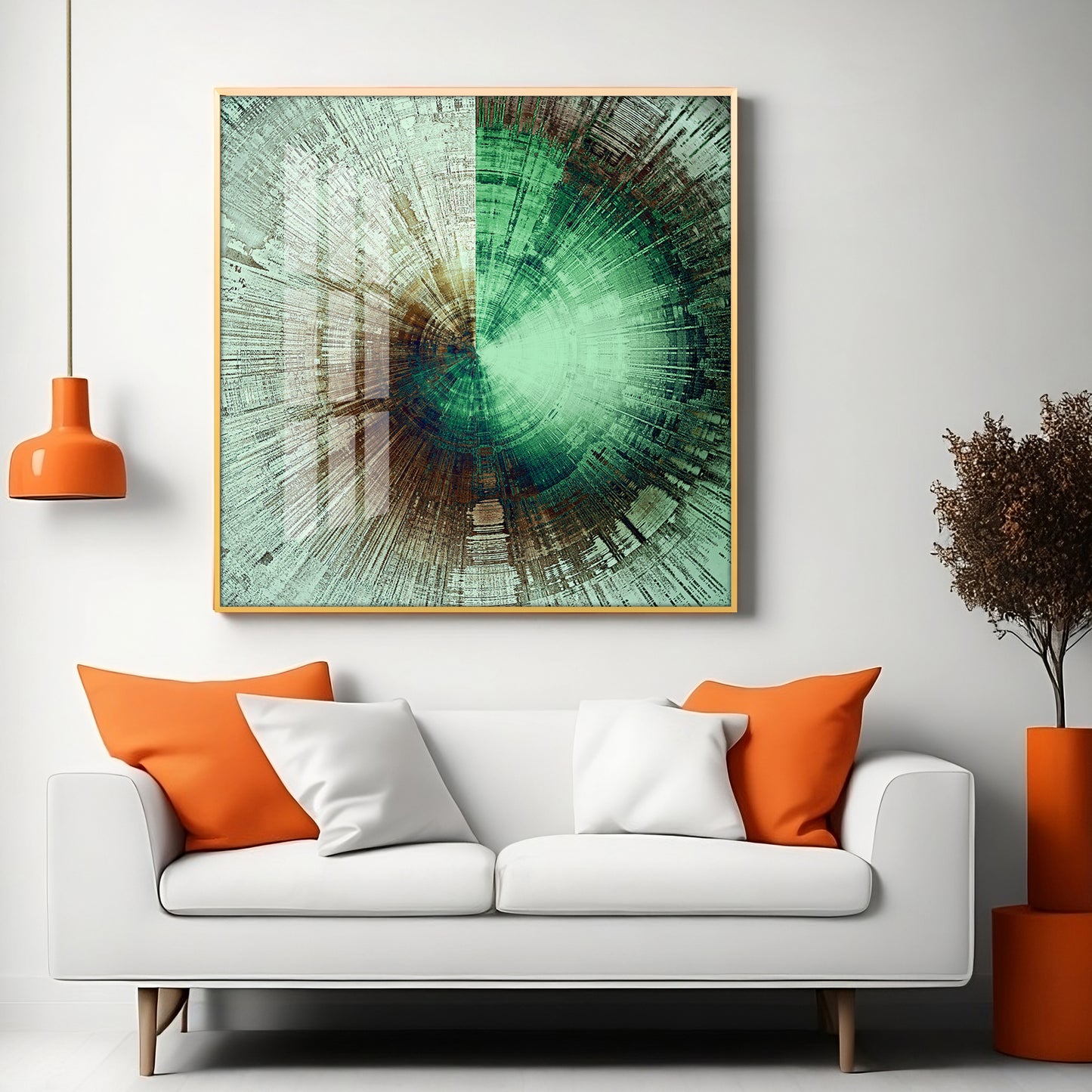Sphere of Serenity Premium Acrylic Square Wall Art