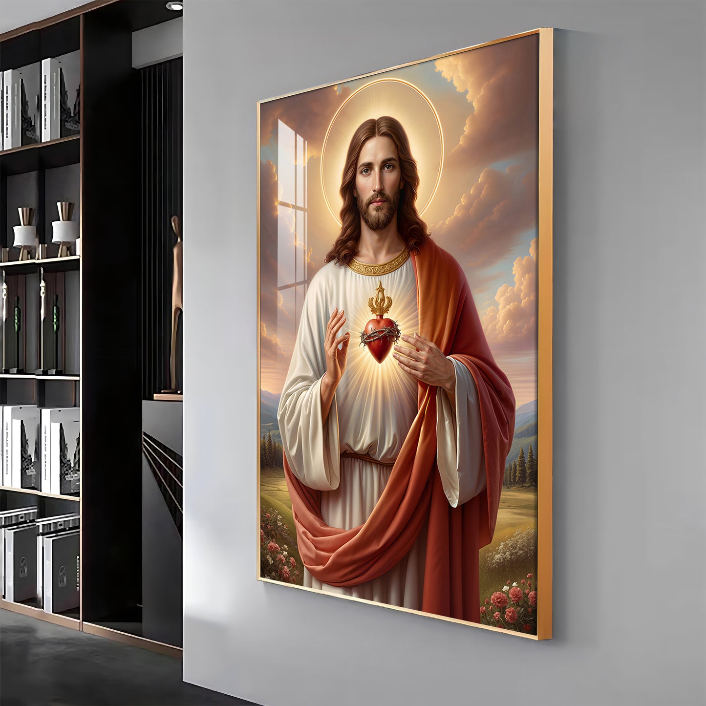 Emblem of Divine Love Premium Acrylic Vertical Wall Art