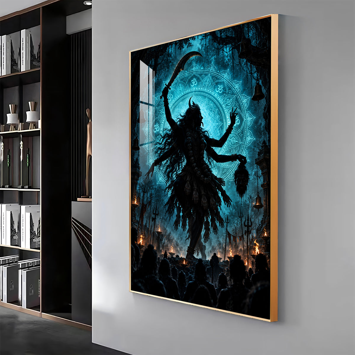 Mata Kalaratri Premium Acrylic Vertical Wall Art