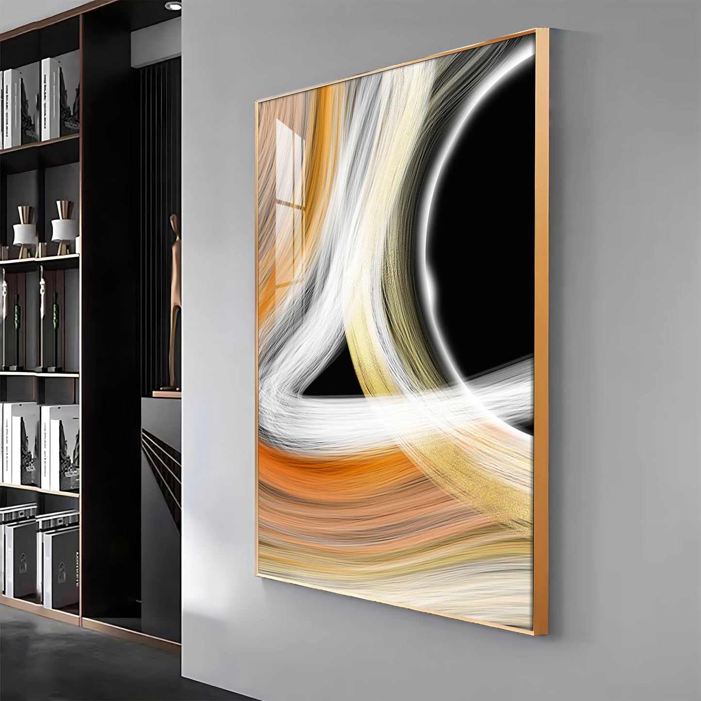 Vibrant Harmony Premium Acrylic Vertical Wall Art
