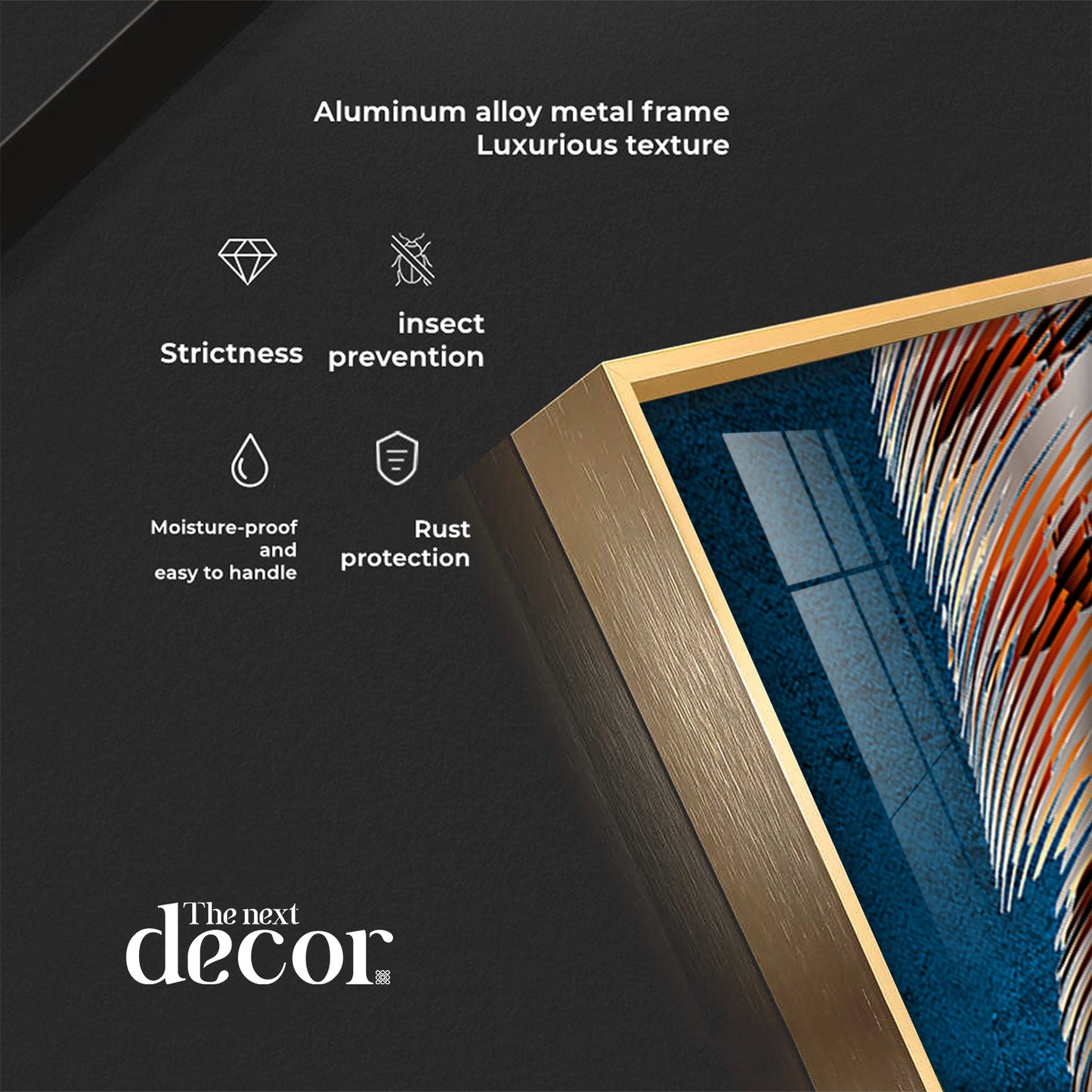 Multicolor leaves Premium Acrylic Vertical Wall Art (set of 4) - The Next Decor