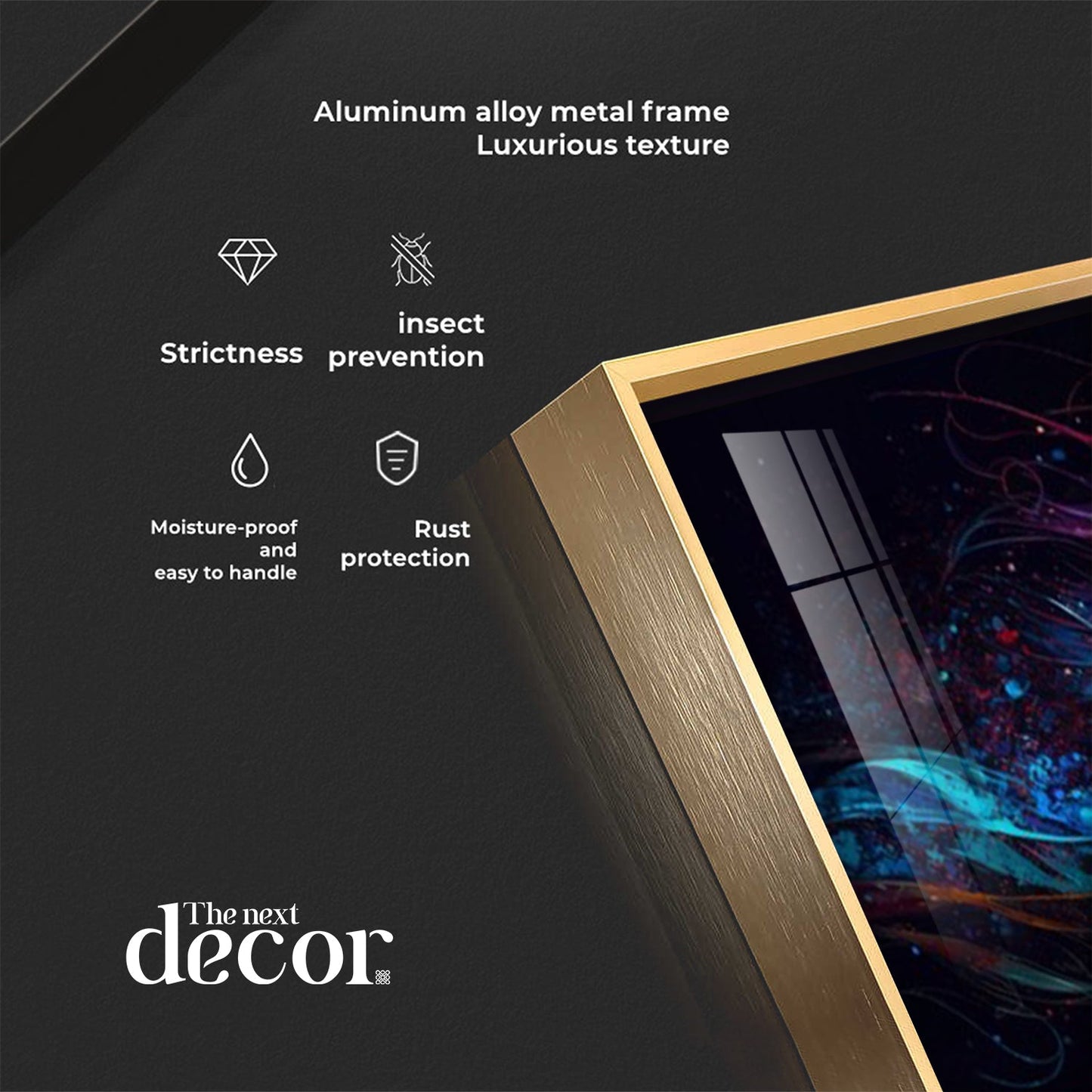 Neon Horse Premium Acrylic Horizontal Wall Art - The Next Decor