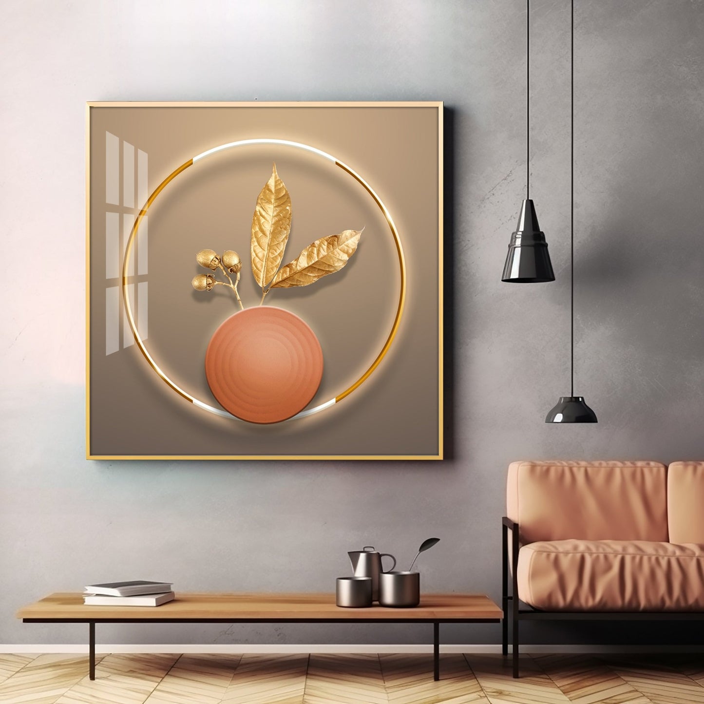 Opulent Oasis Premium Square Wall Art - The Next Decor