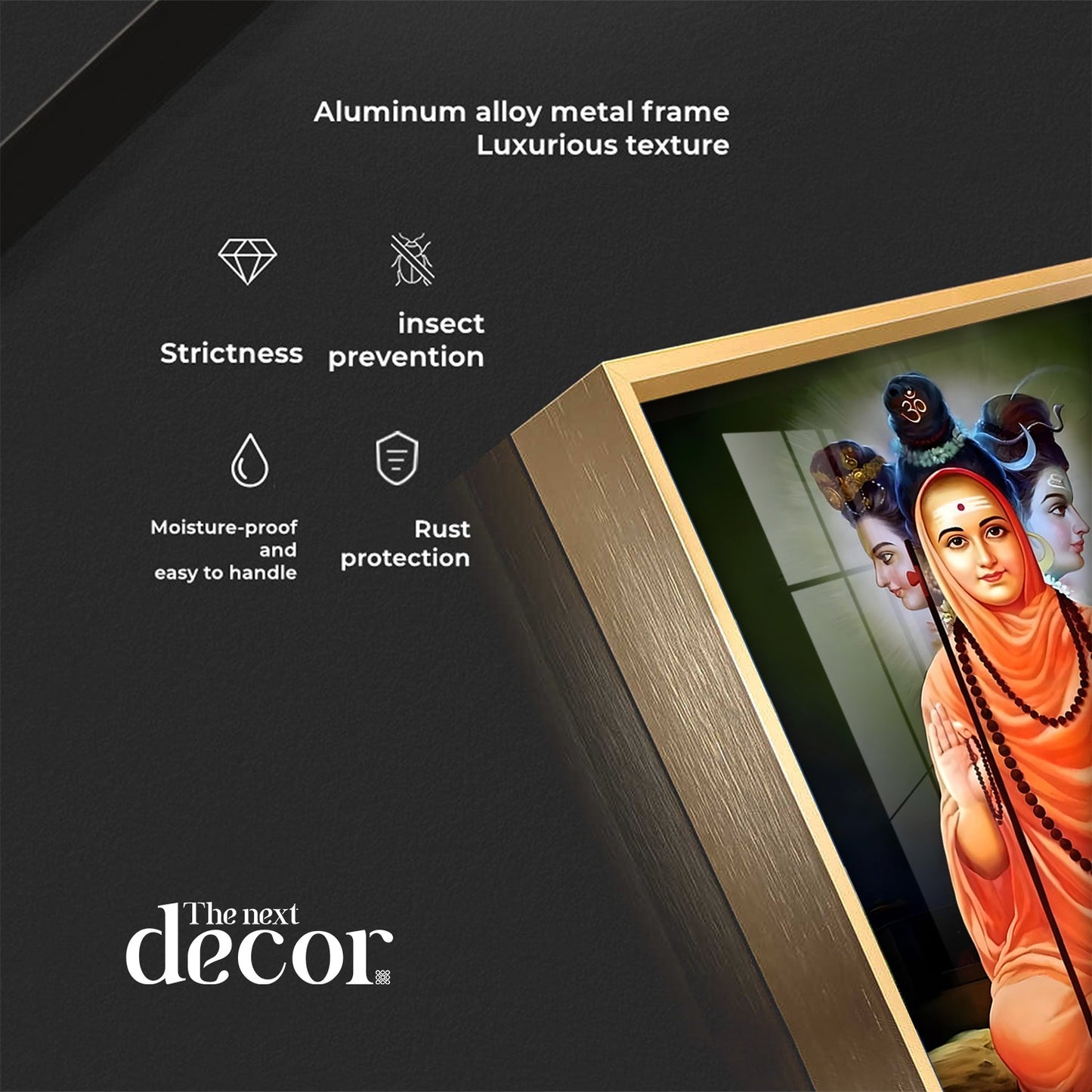 Portrait of Divine Authority Premium Vertical Acrylic Wall Art - The Next Decor