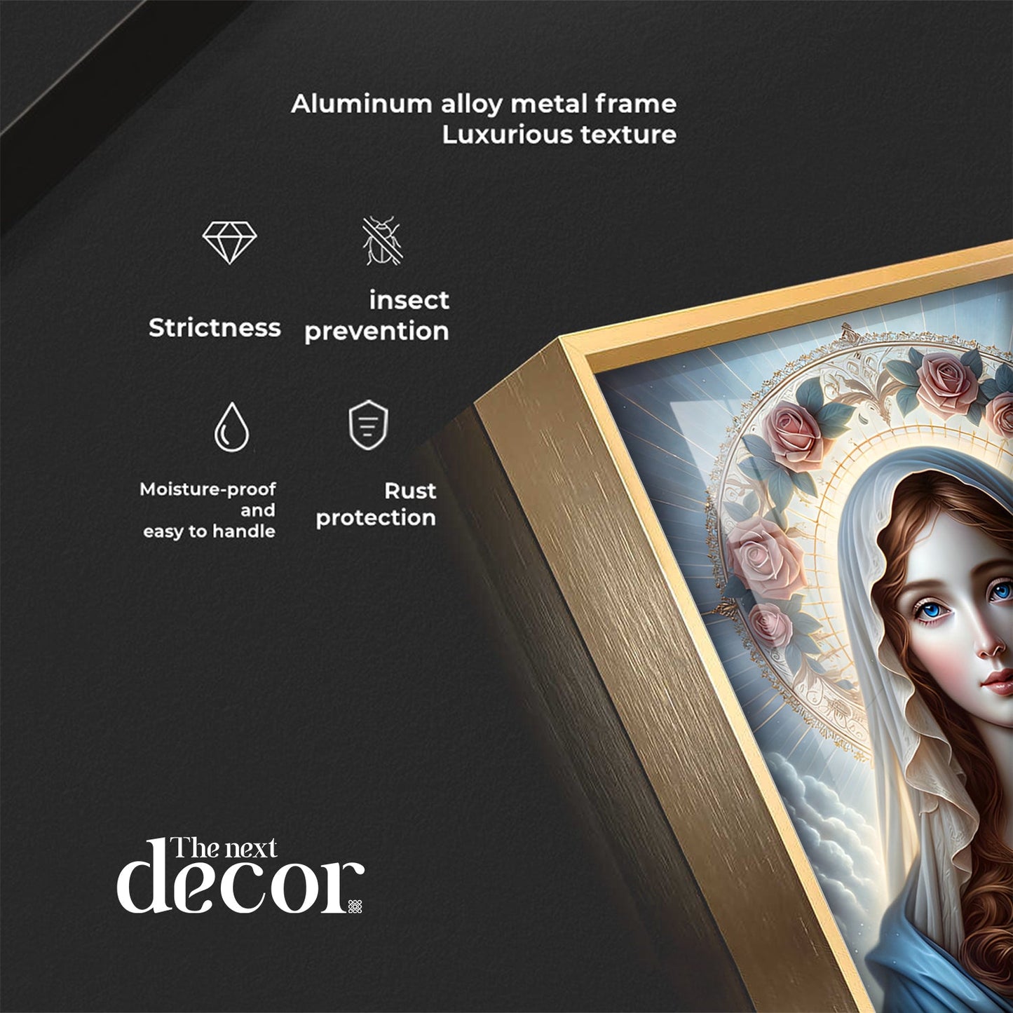 Sacred Heart Serenity Premium Acrylic Vertical Wall Art - The Next Decor