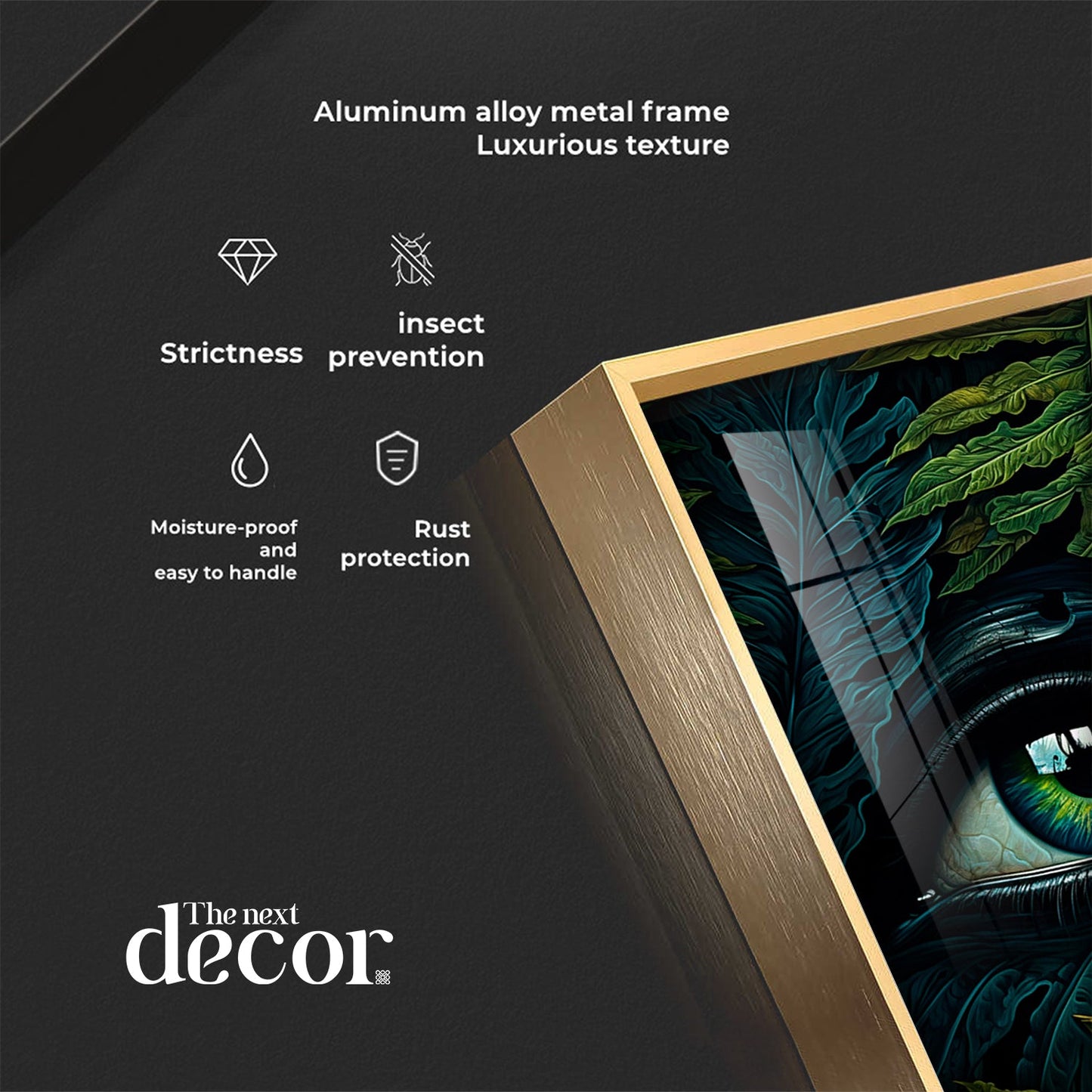 The Eye's Journey Premium Acrylic Vertical Wall Art - The Next Decor