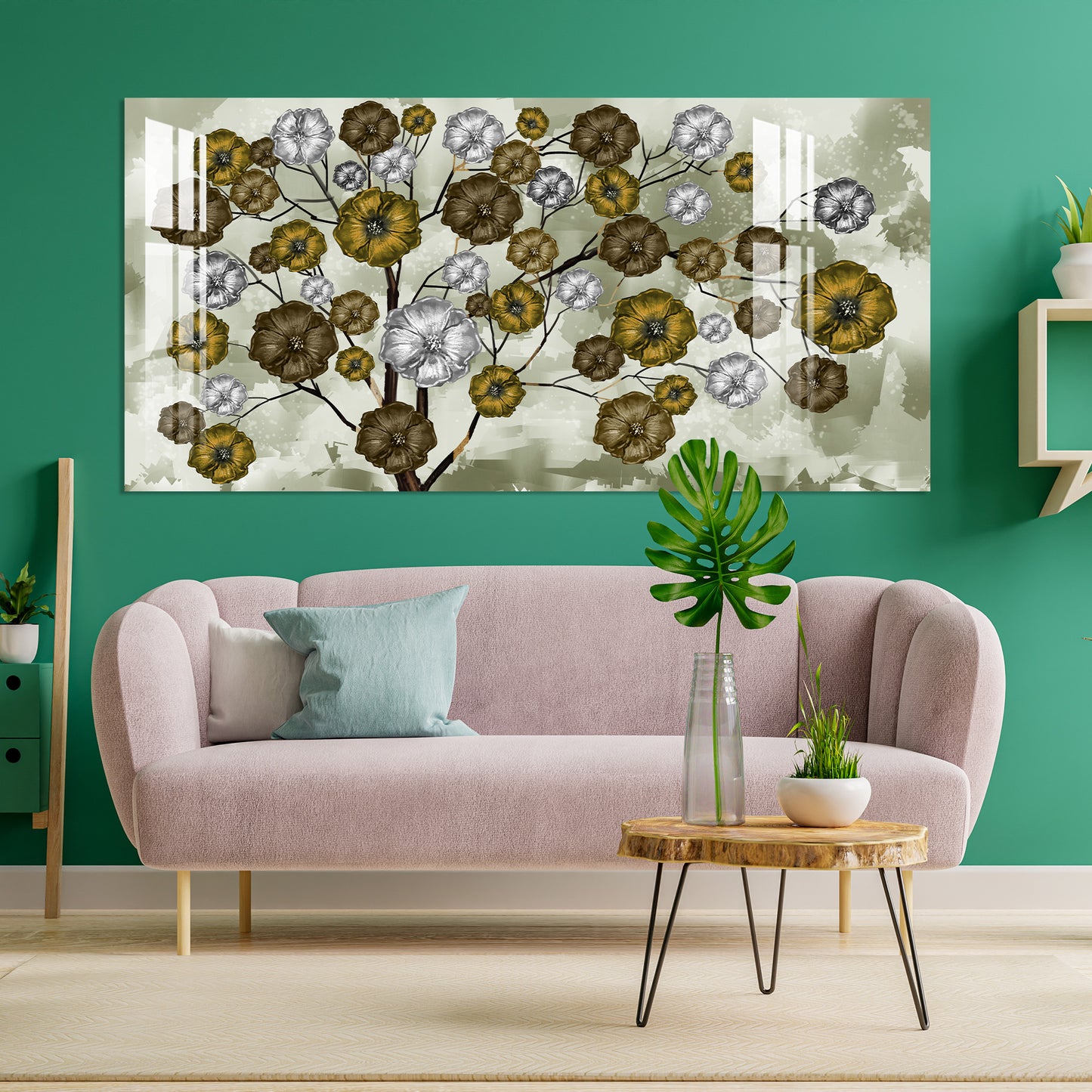 Flowery Tree Acrylic Wall Art