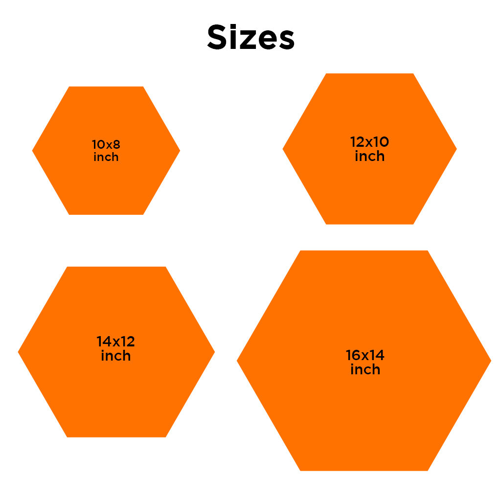 Customize Acrylic Hexagon Photo Frame