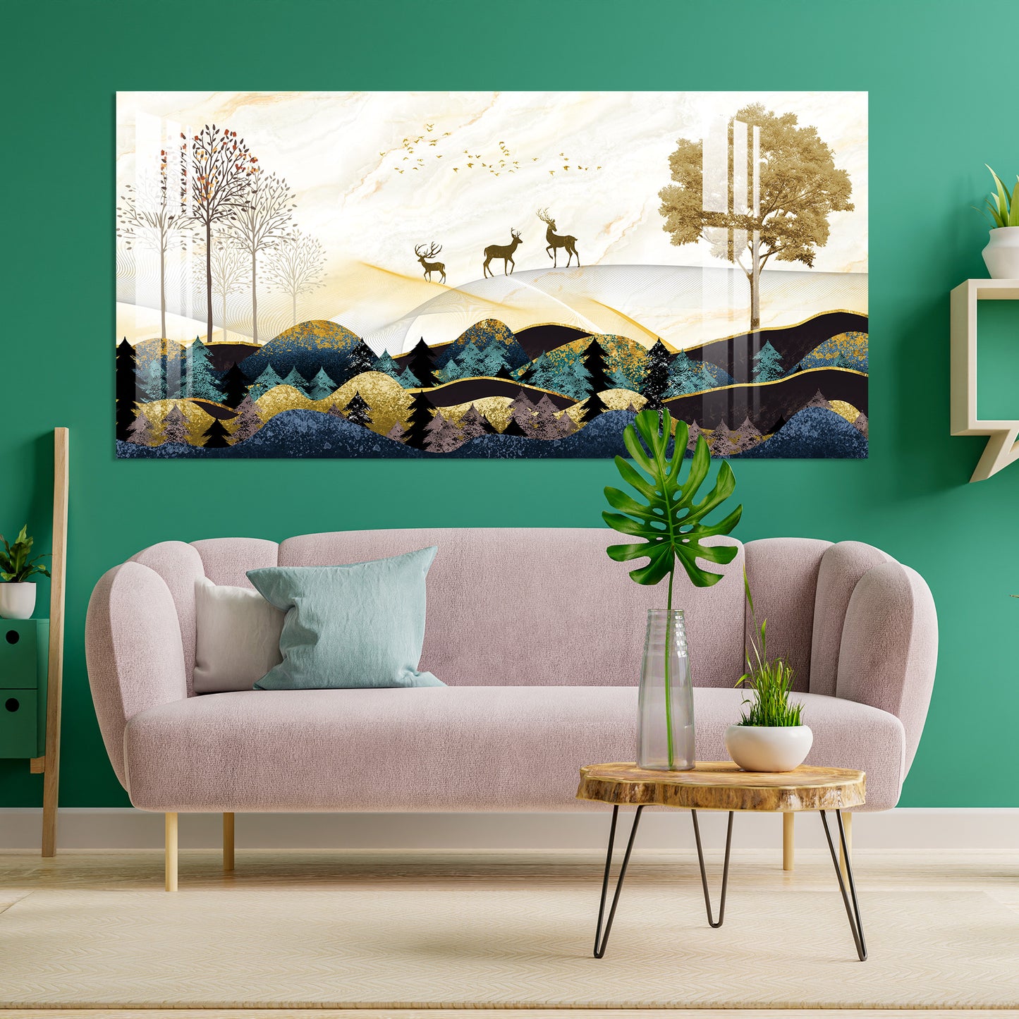 Hazy Forest Acrylic Wall Art